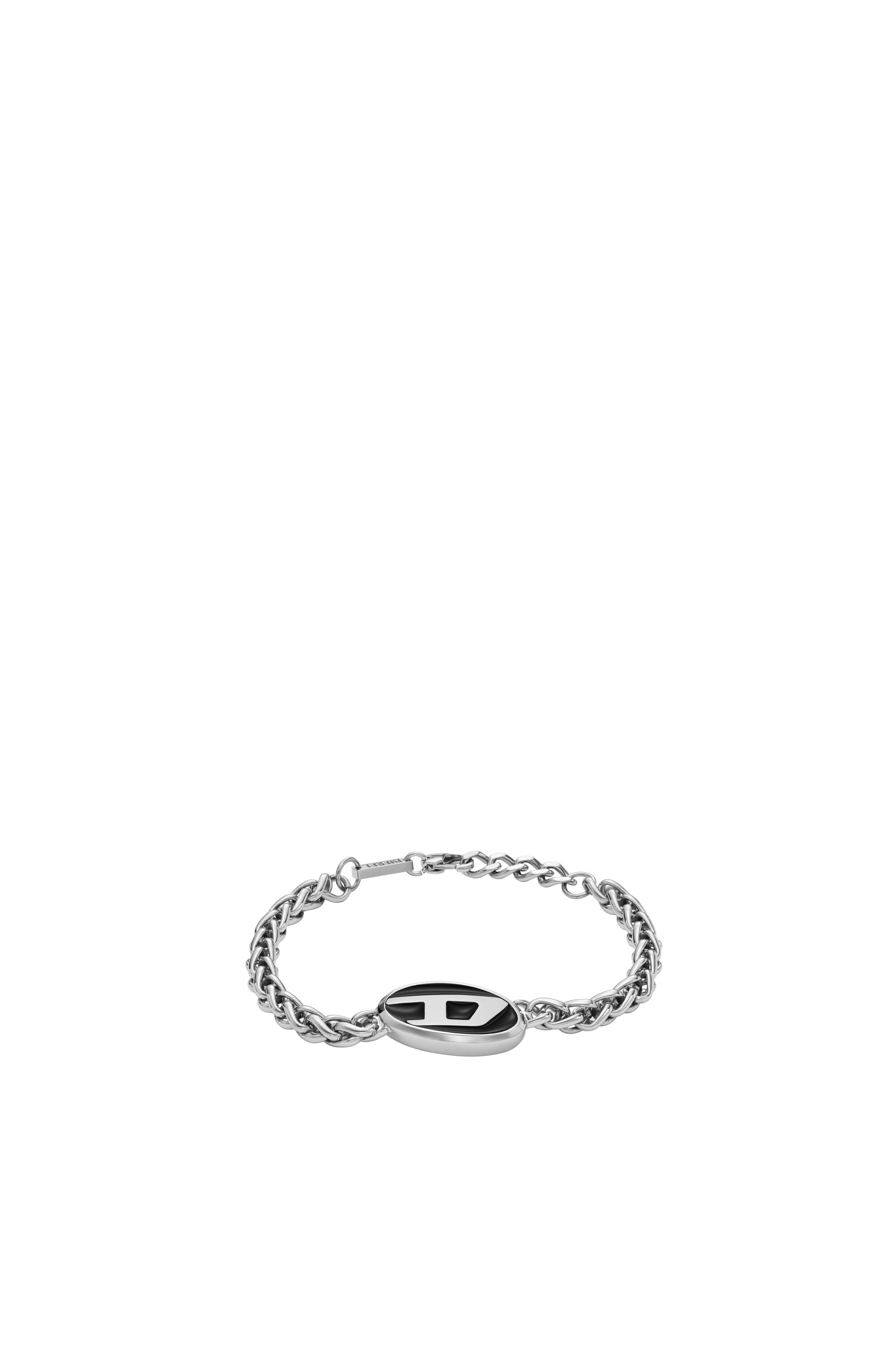 Diesel - DX1469, Unisex's ブレスレット in シルバー/ブラック - 1