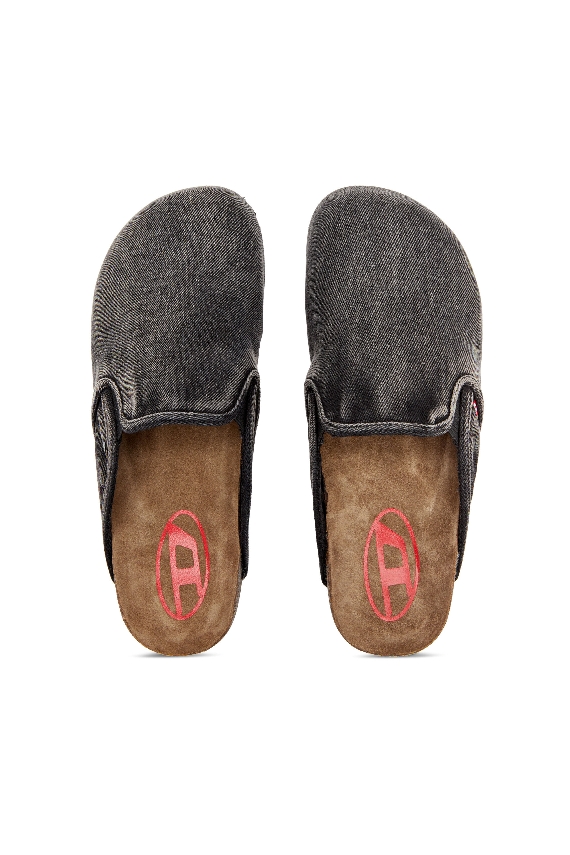 D-WOODSTOCK SLIP-ON デニムスリッポンミュール｜ブラック｜メンズ｜DIESEL