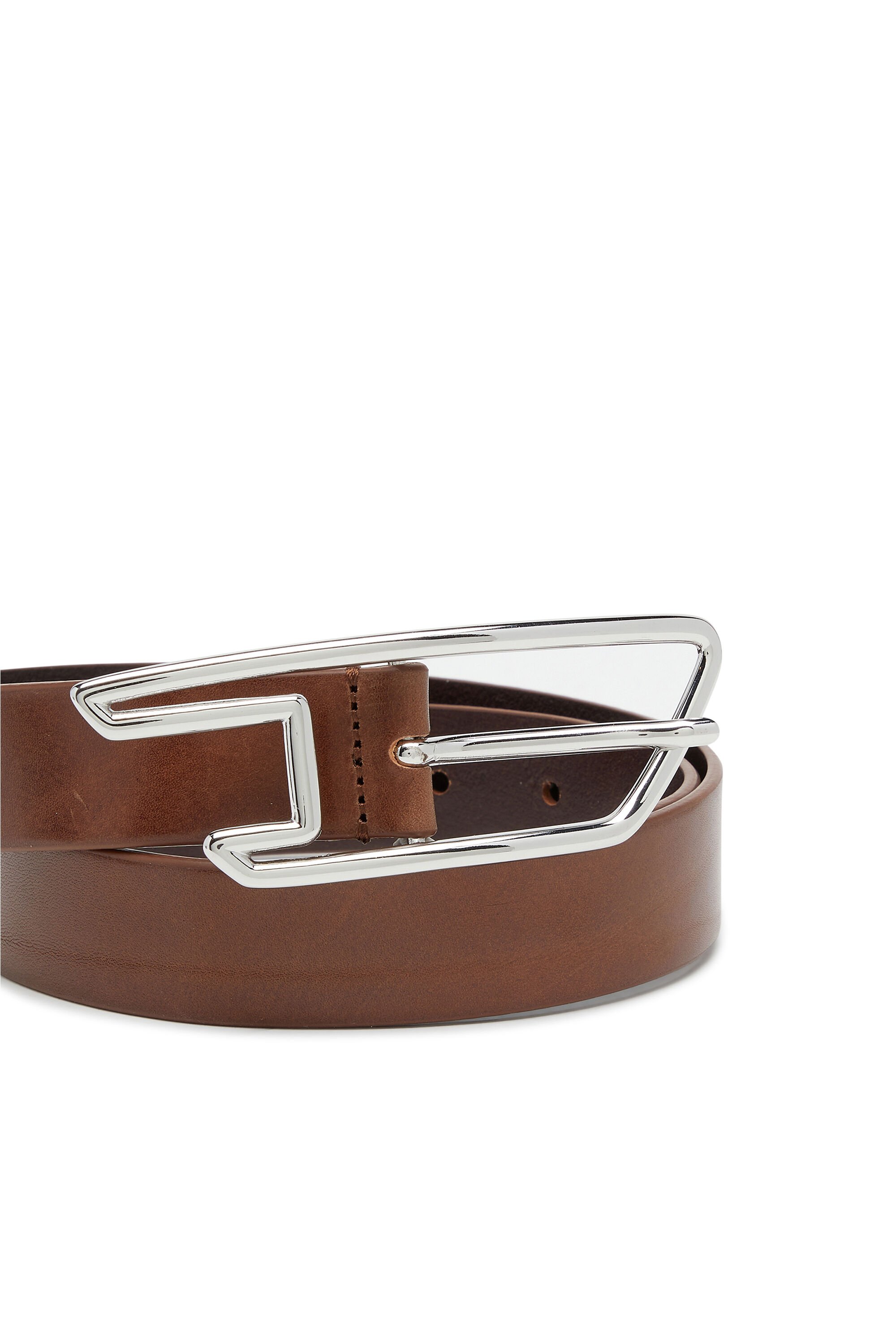 Diesel - B-D LINE W 30, Female's レザーベルト in ブラウン - 3