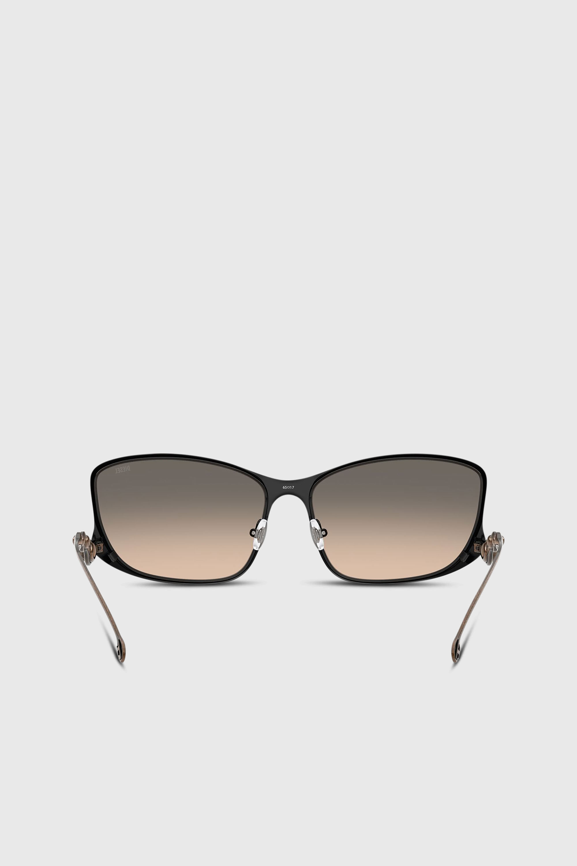 Diesel - 0DL1013, Unisex's Rectangle sunglasses in ブラウン - 3