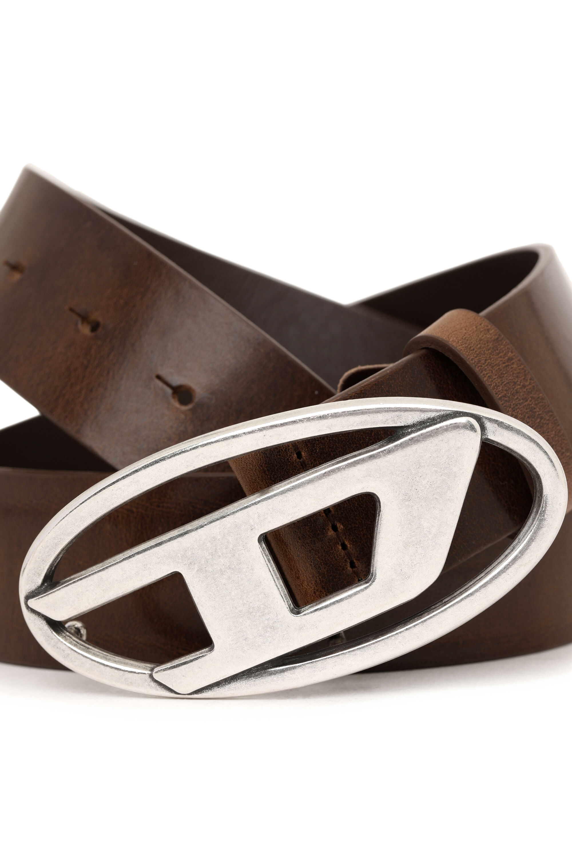 Diesel - B-1DR, Male's カウレザーベルト in Brown - 3