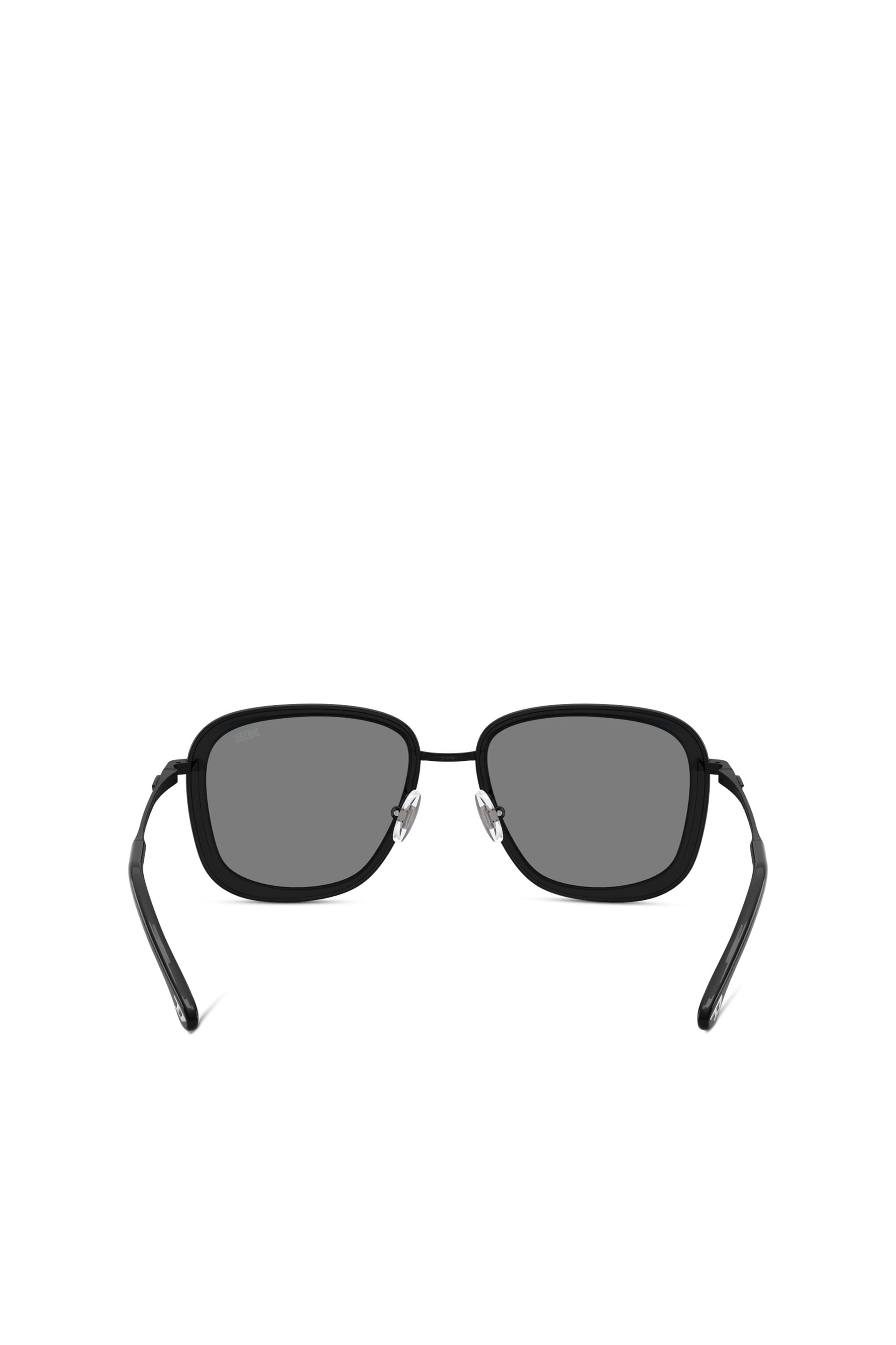 Diesel - 0DL1017, Unisex's Square sunglasses in ブラック - 3