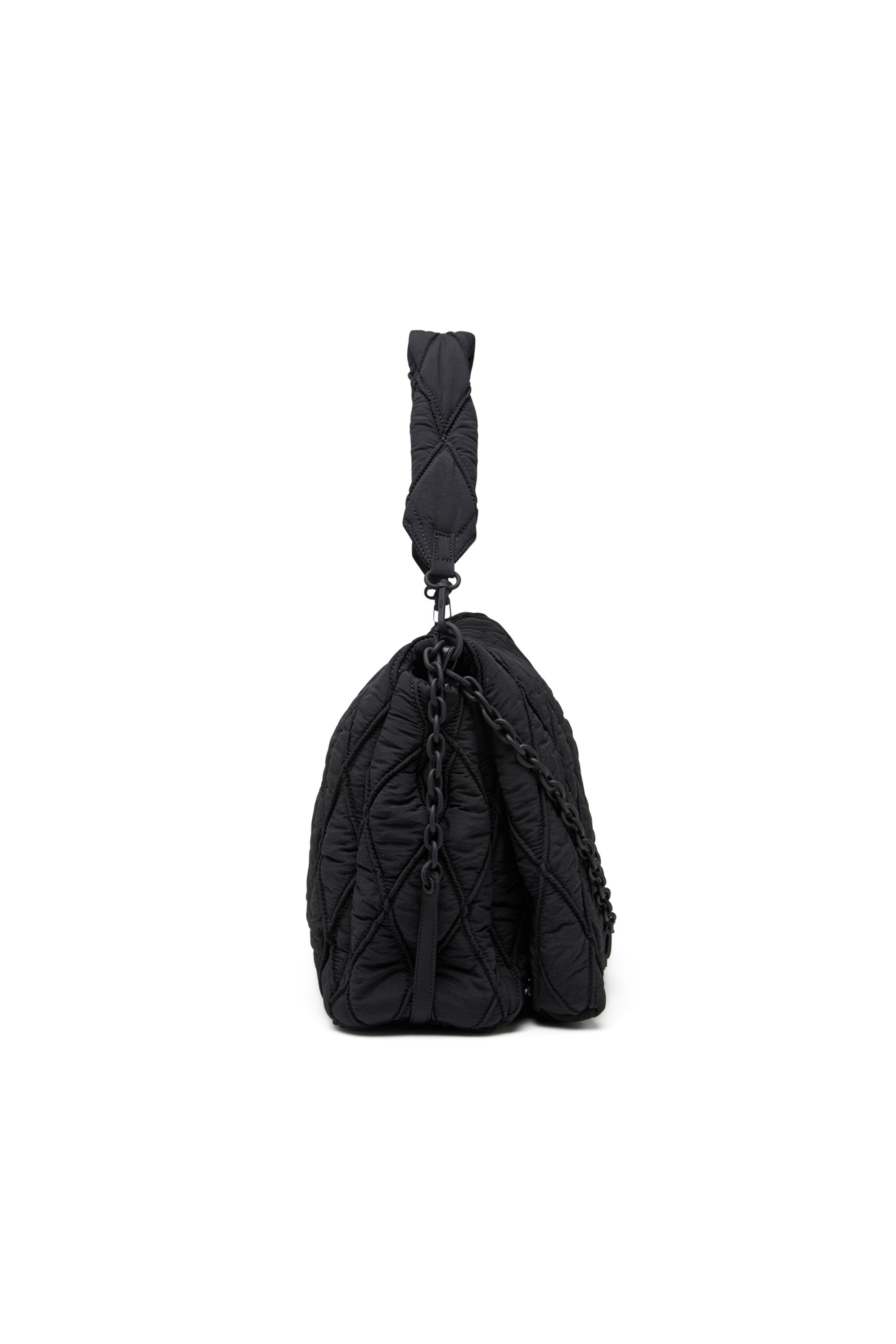 CHARM-D SHOULDER L ショルダーバッグ L｜ブラック｜ウィメンズ｜DIESEL