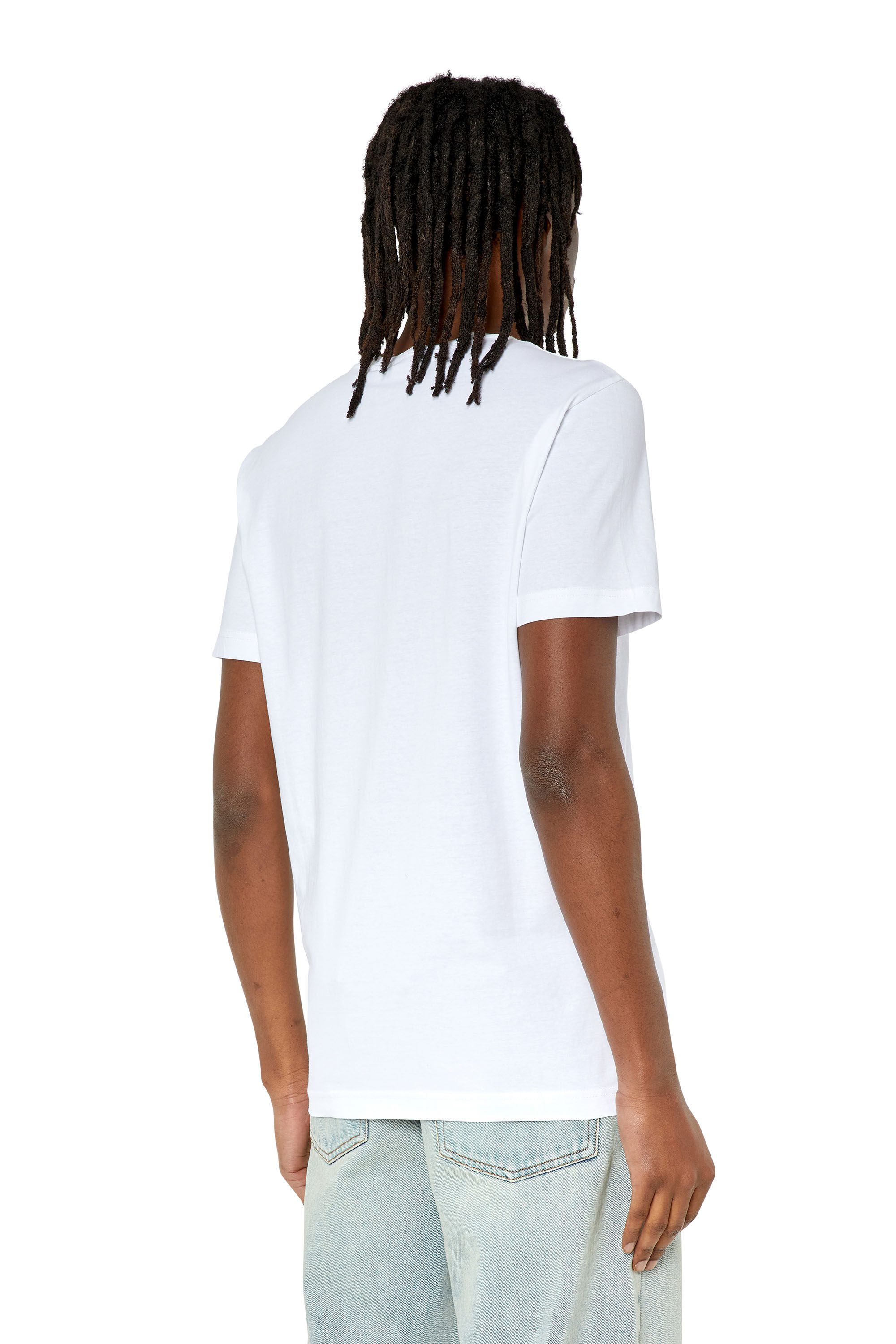 Diesel - T-DIEGOR-K58, Male's Tシャツ スリムフィット in ホワイト - 5