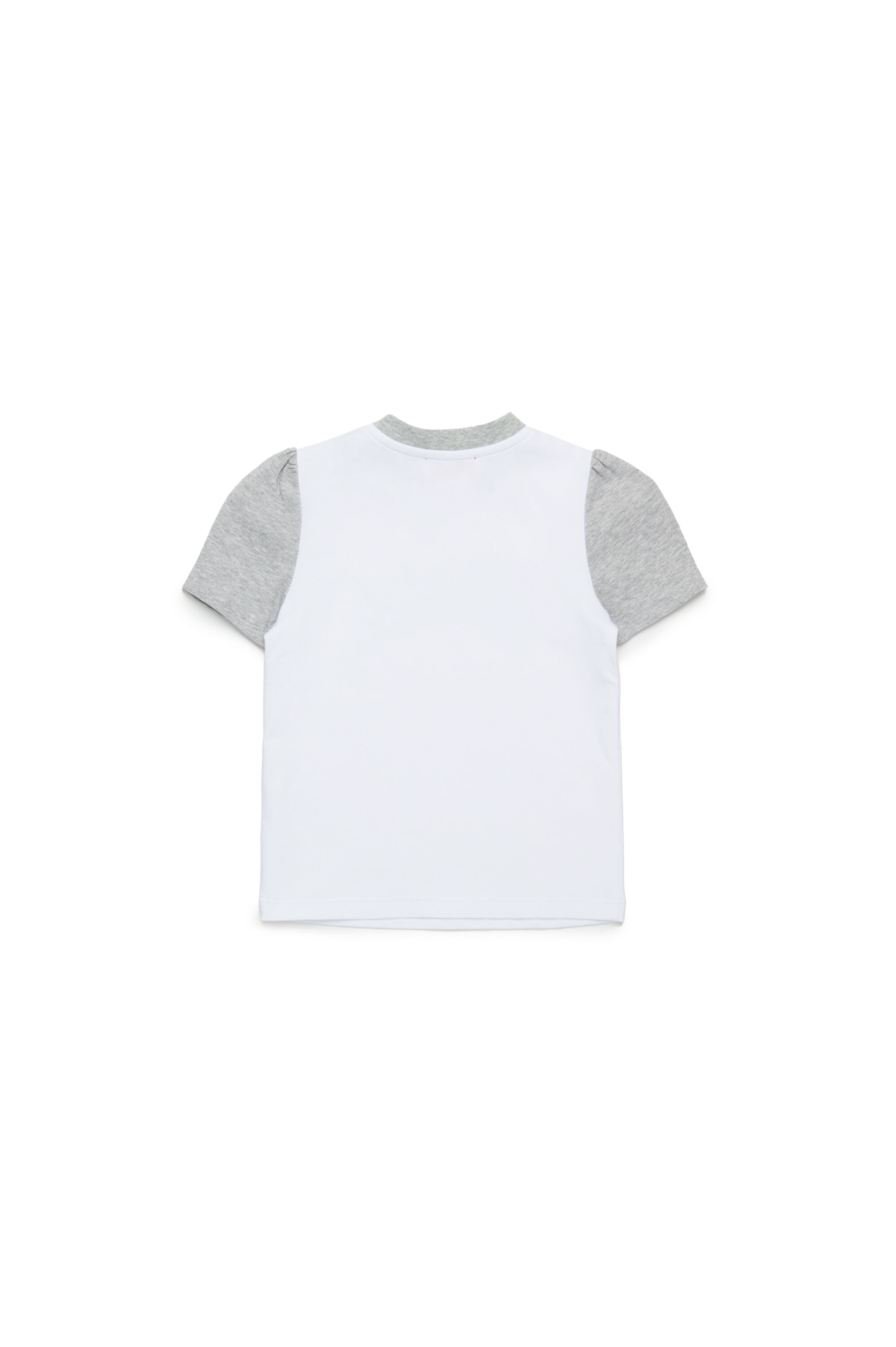 Diesel - TWELB, Female's Colour-block T-shirt with metallic logo in ホワイト - 2