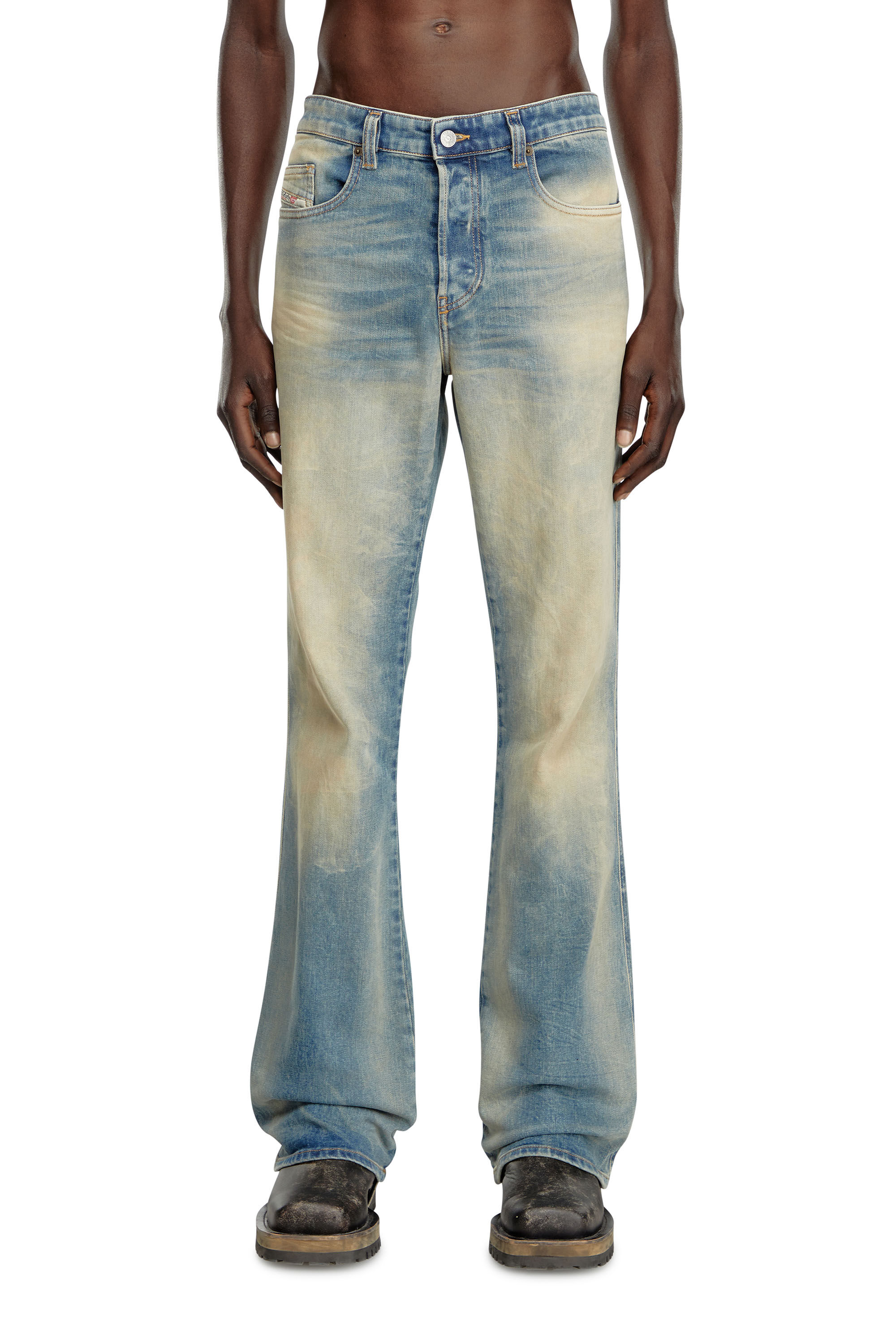 Diesel - Male's Bootcut Jeans 1998 D-Buck 09H78, ミディアムブルー - 3