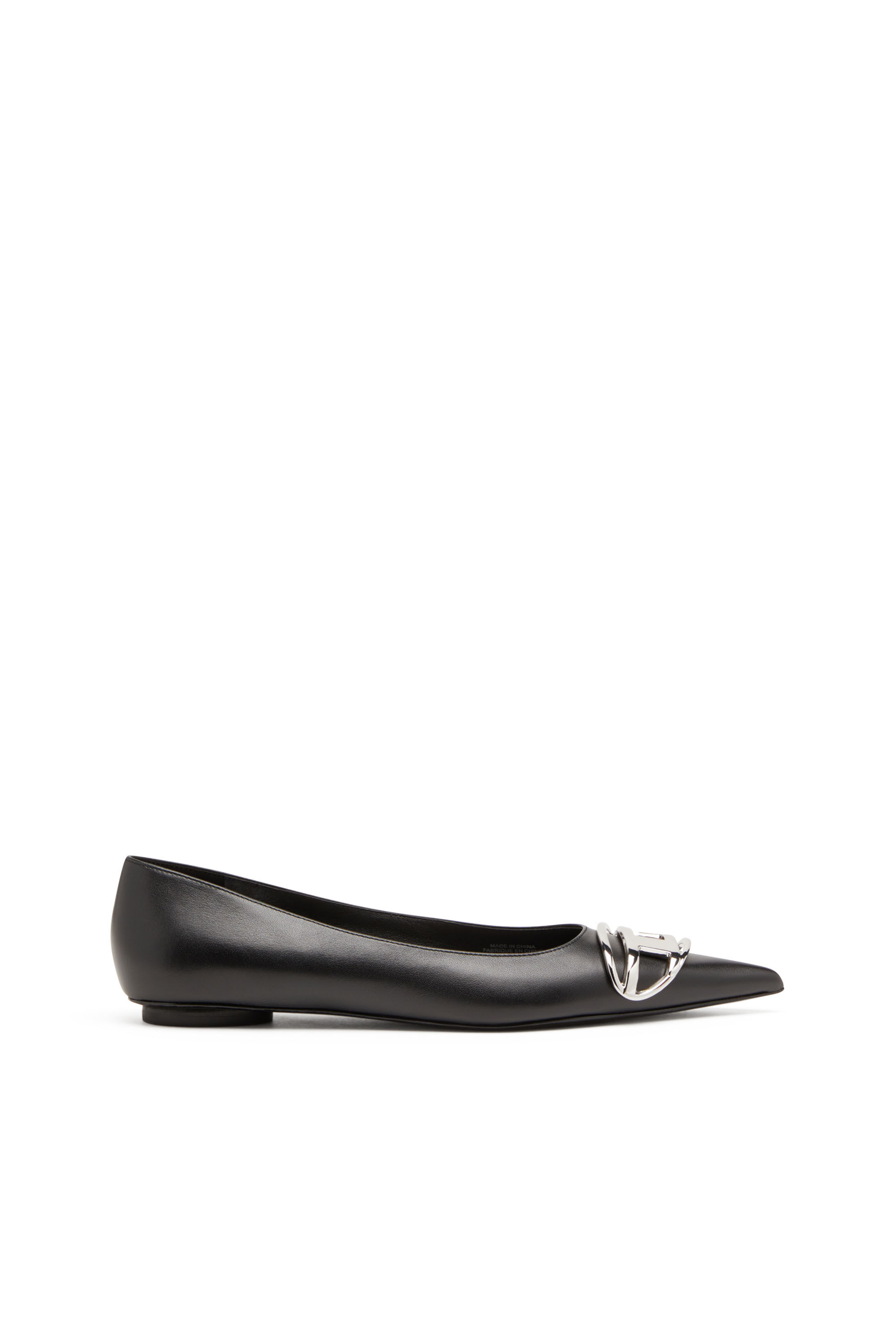 Diesel - D-VENUS BAL, Female's D-Venus-Ballerina flats in nappa leather in ブラック - 1