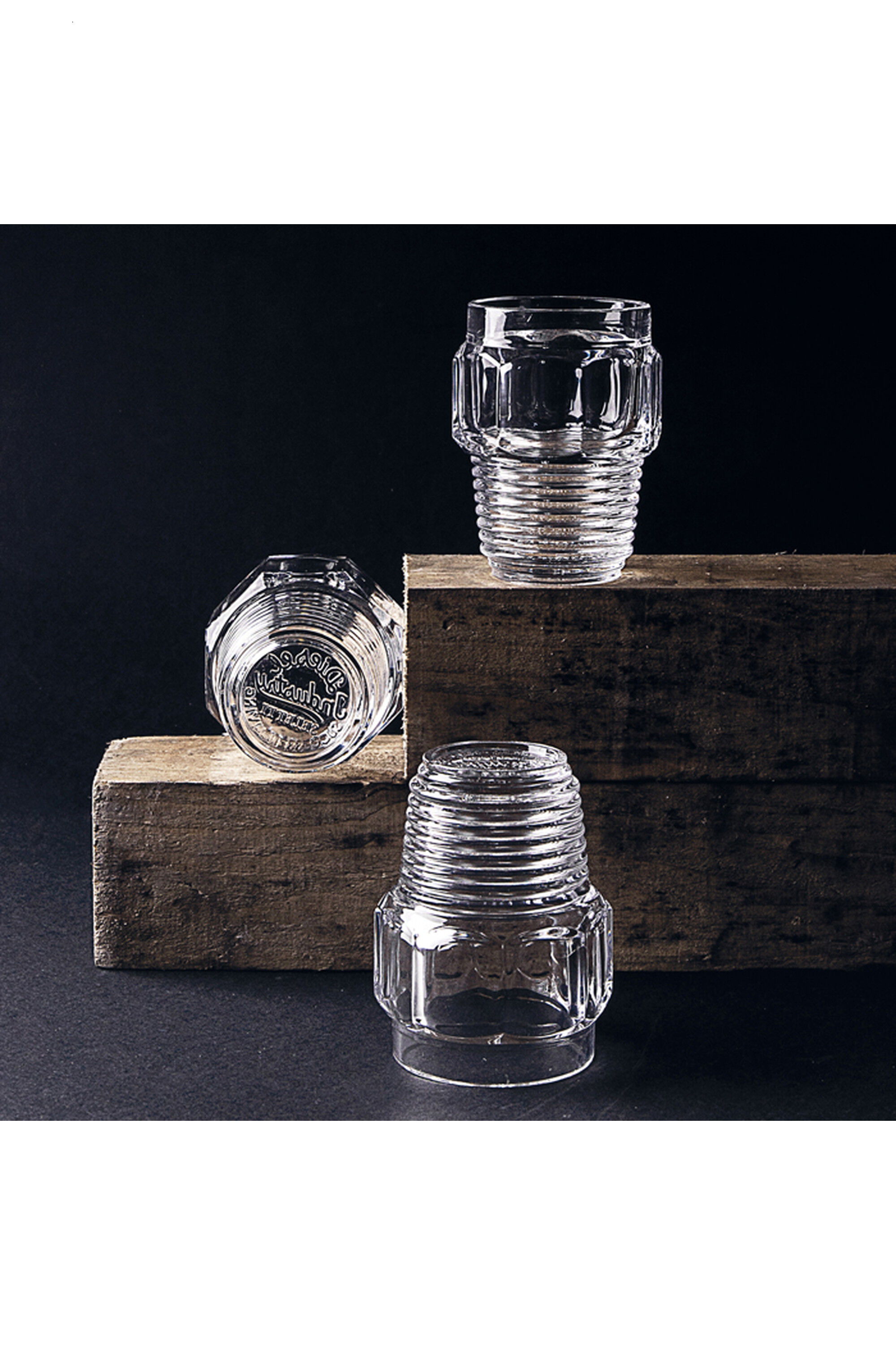 Diesel - DIESEL LIVING with SELETTI “Drinking Glass Set 3pcs, Unisex's DIESEL LIVING with SELETTI “Drinking Glass Set 3pcs in ホワイト - 1