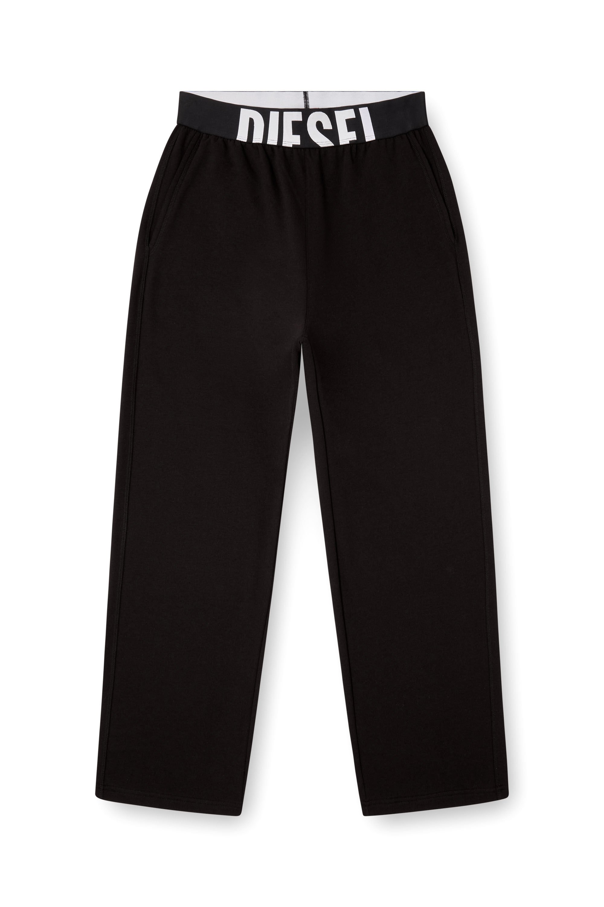 Diesel - NOLAN-D-POP, Male's Pyjama pants with cut-off logo in ブラック - 4