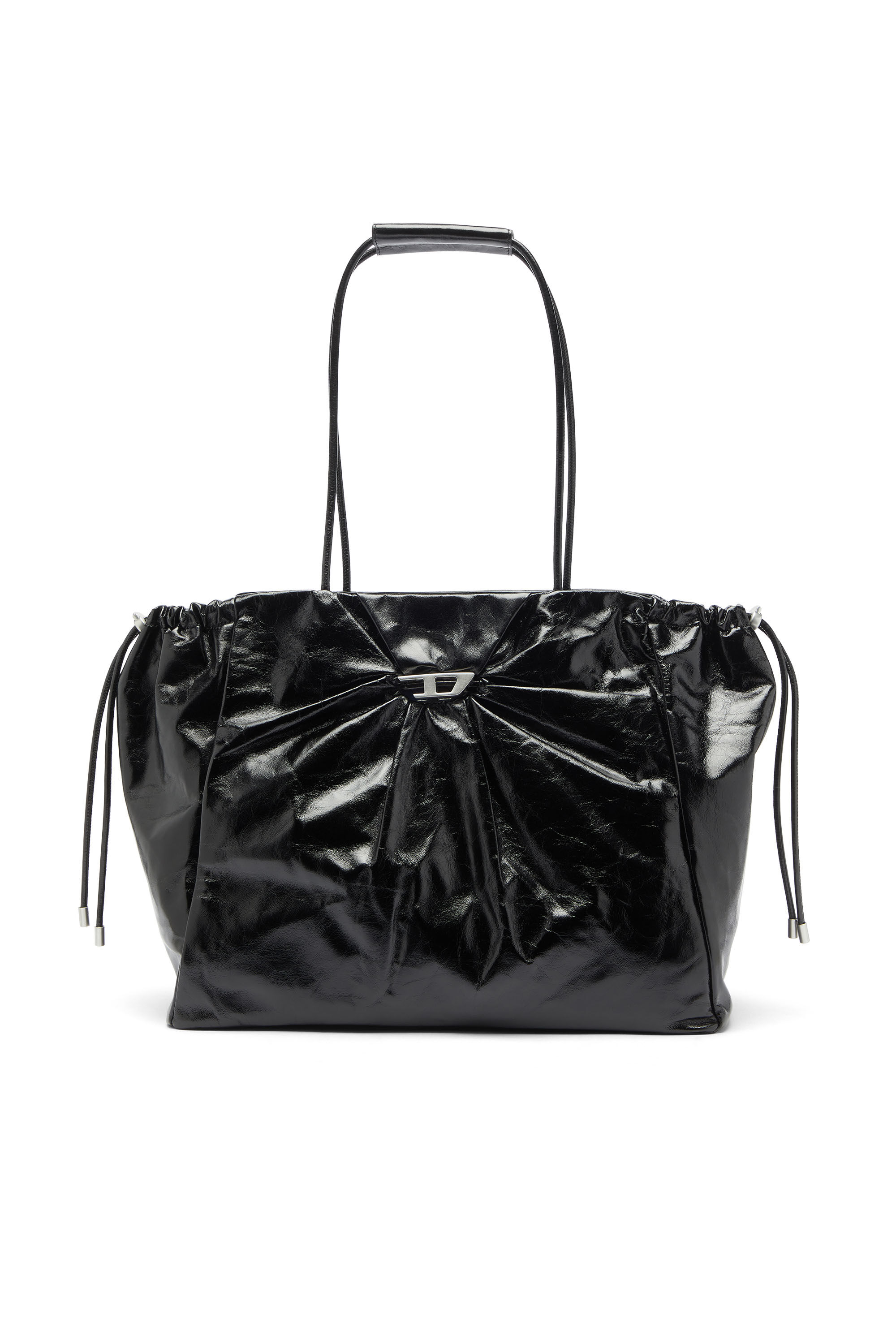 Diesel - SCRUNCH-D TOTE E/W, Female's トートバッグ in ブラック - 1