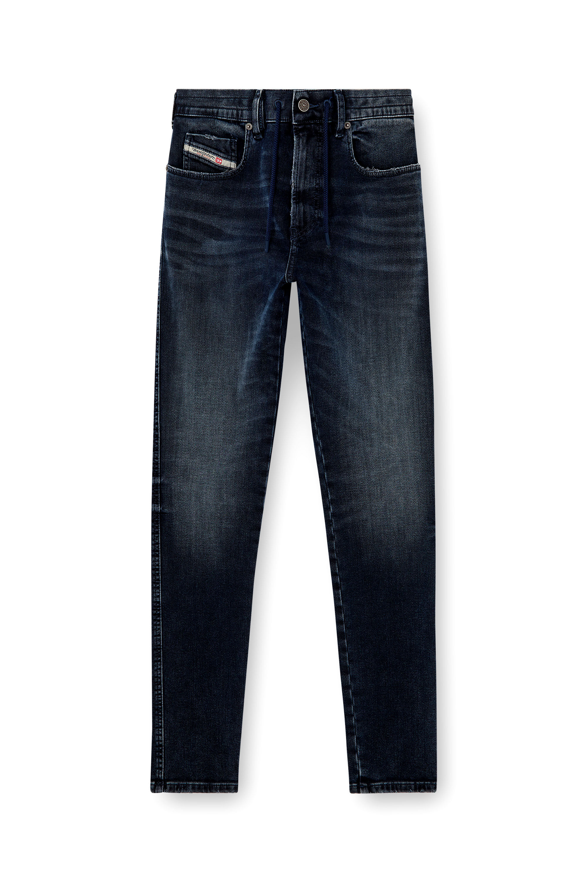 Diesel - Male's Slim 2062 D-Strukt Joggjeans&reg; 09N80, ダークブルー - 4