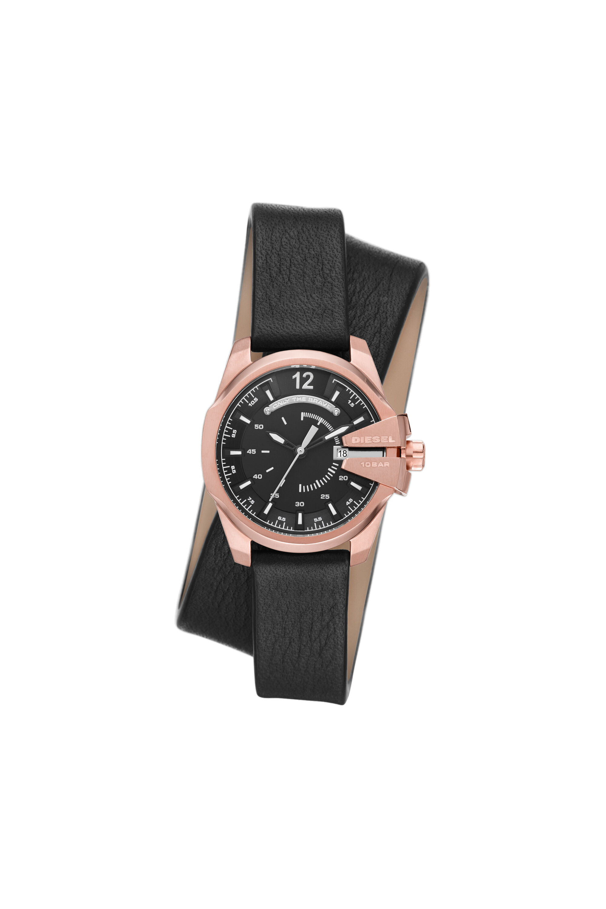 Diesel - DZ5601, Female's レディース ウォッチ アナログ in ブラック/ピンク - 1