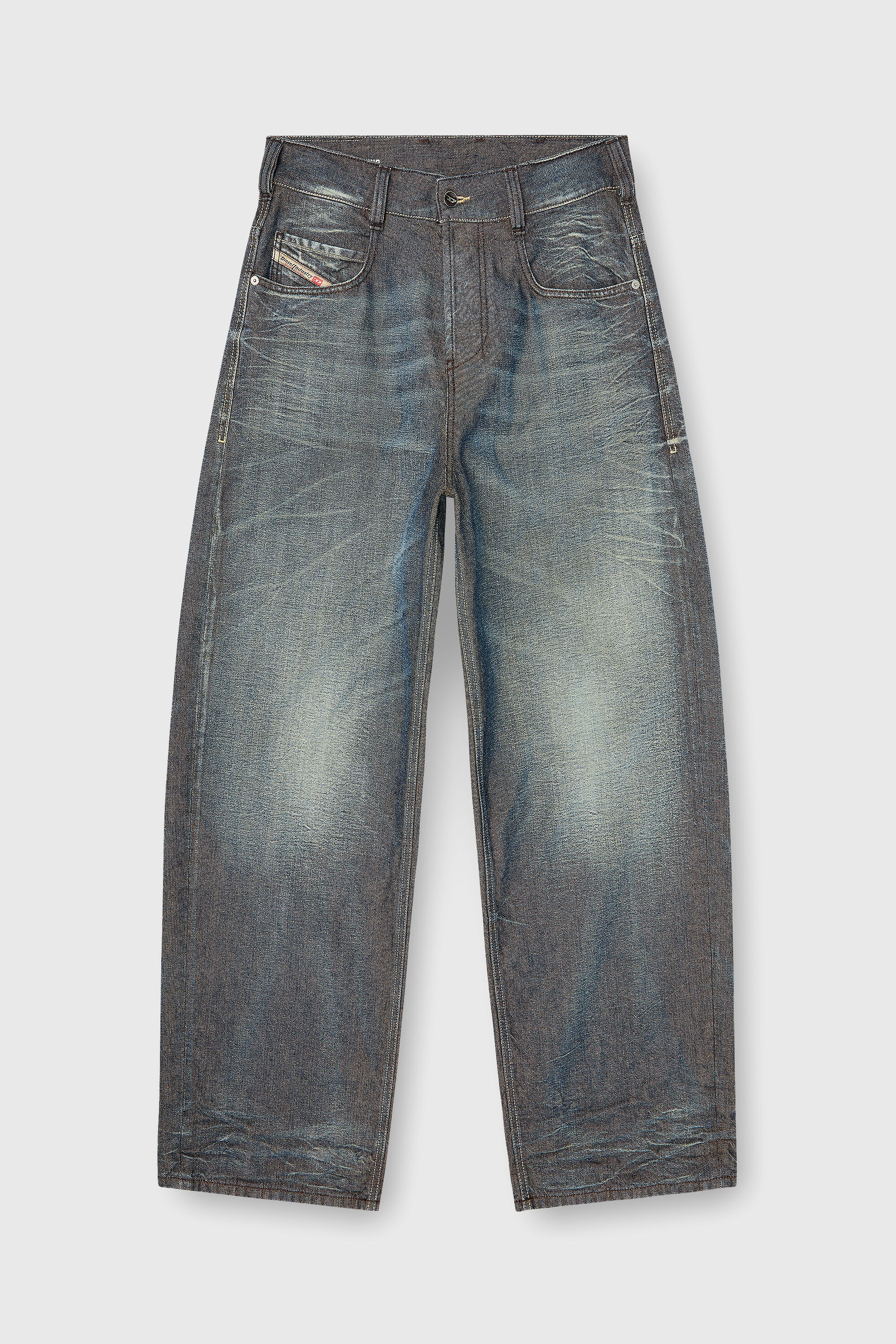 Diesel - Unisex's Relaxed Jeans 1997 D-Enim-M 007EM, ダークブルー - 8