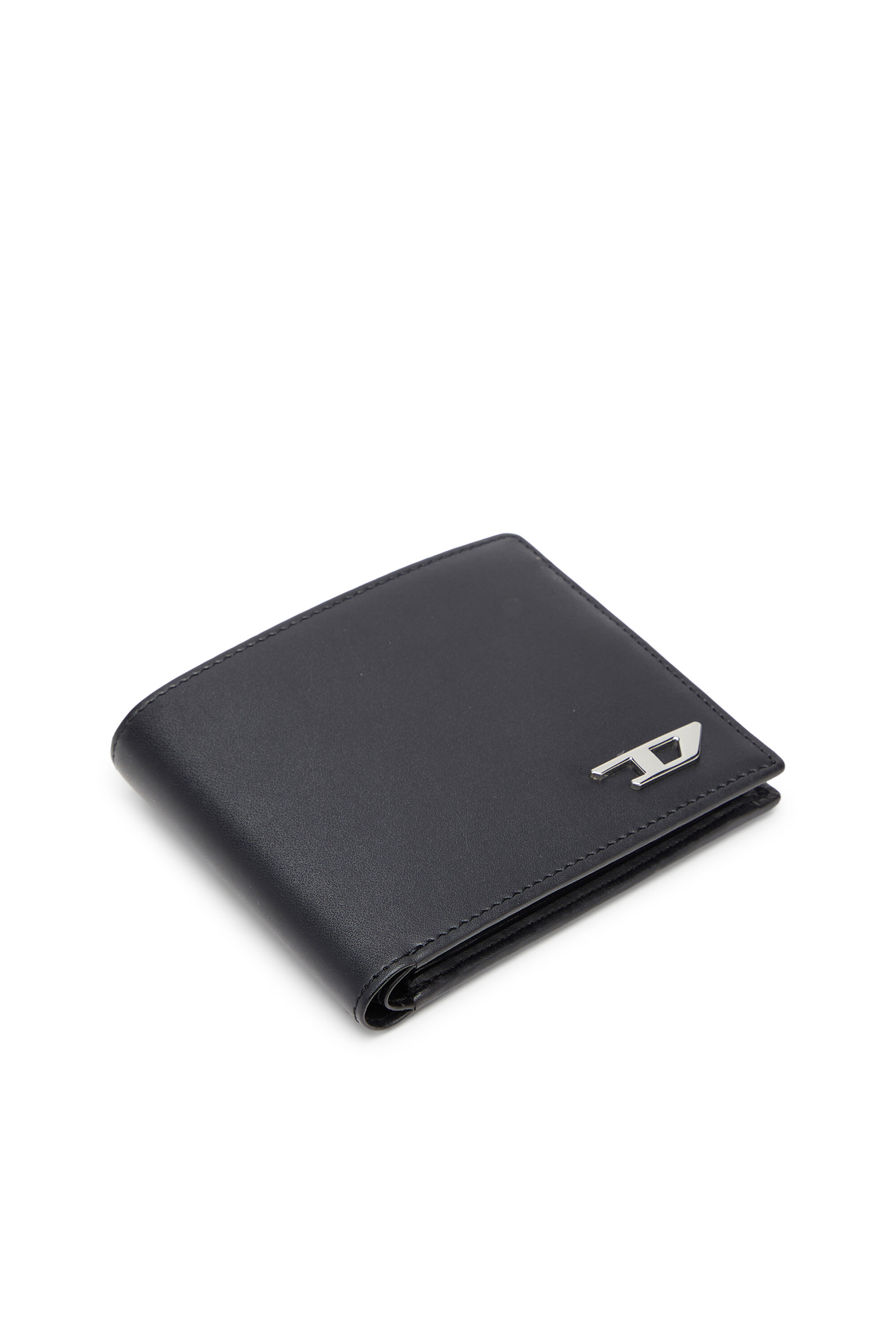 D-LOGO 2.0 BI FOLD COIN S 二つ折りウォレット｜ブラック｜メンズ｜DIESEL