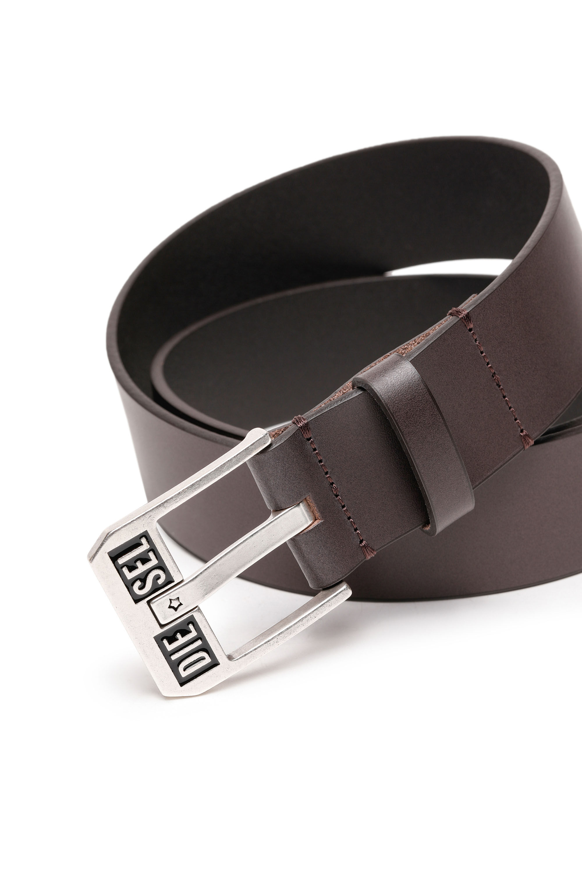 Diesel - BLUESTAR II, Male's レザーベルト in Brown - 2