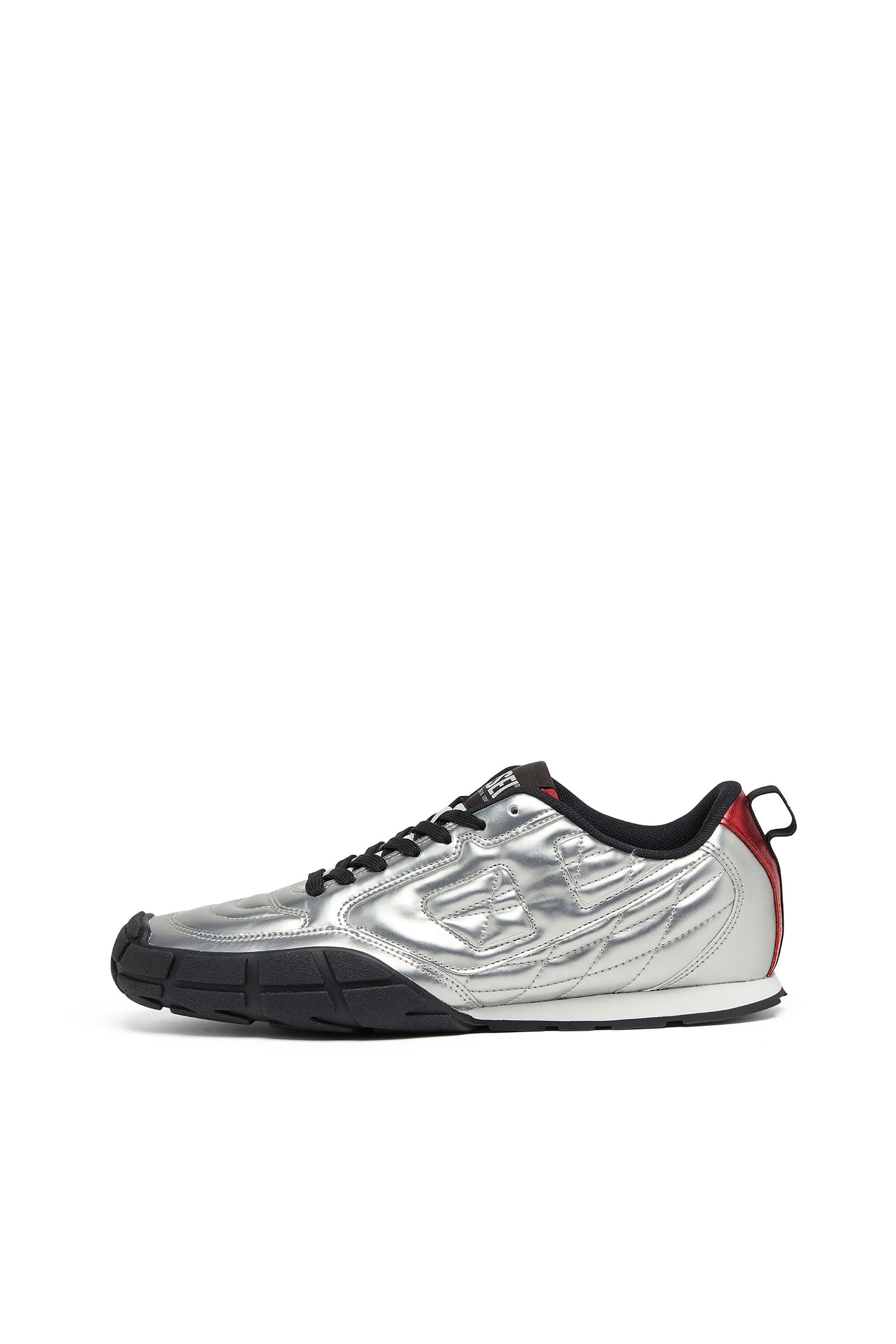Diesel - S-PAGODHA LOW, Male's ローカットスニーカー in シルバー/ブラック - 1
