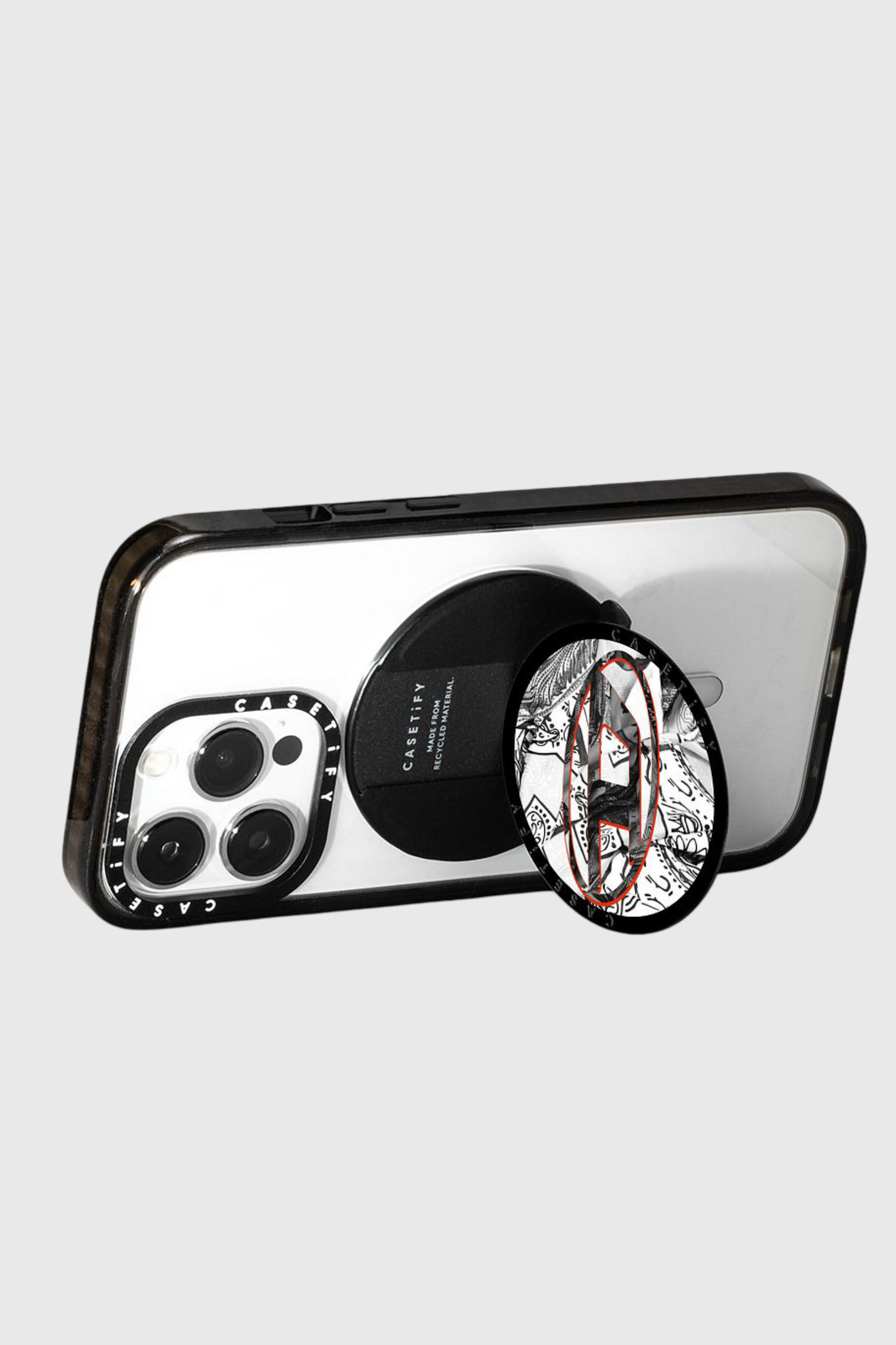 Diesel - 60349 CASETIFY GRIP STAND, Unisex's UNIVERSAL in マルチカラー/ブロック - 5