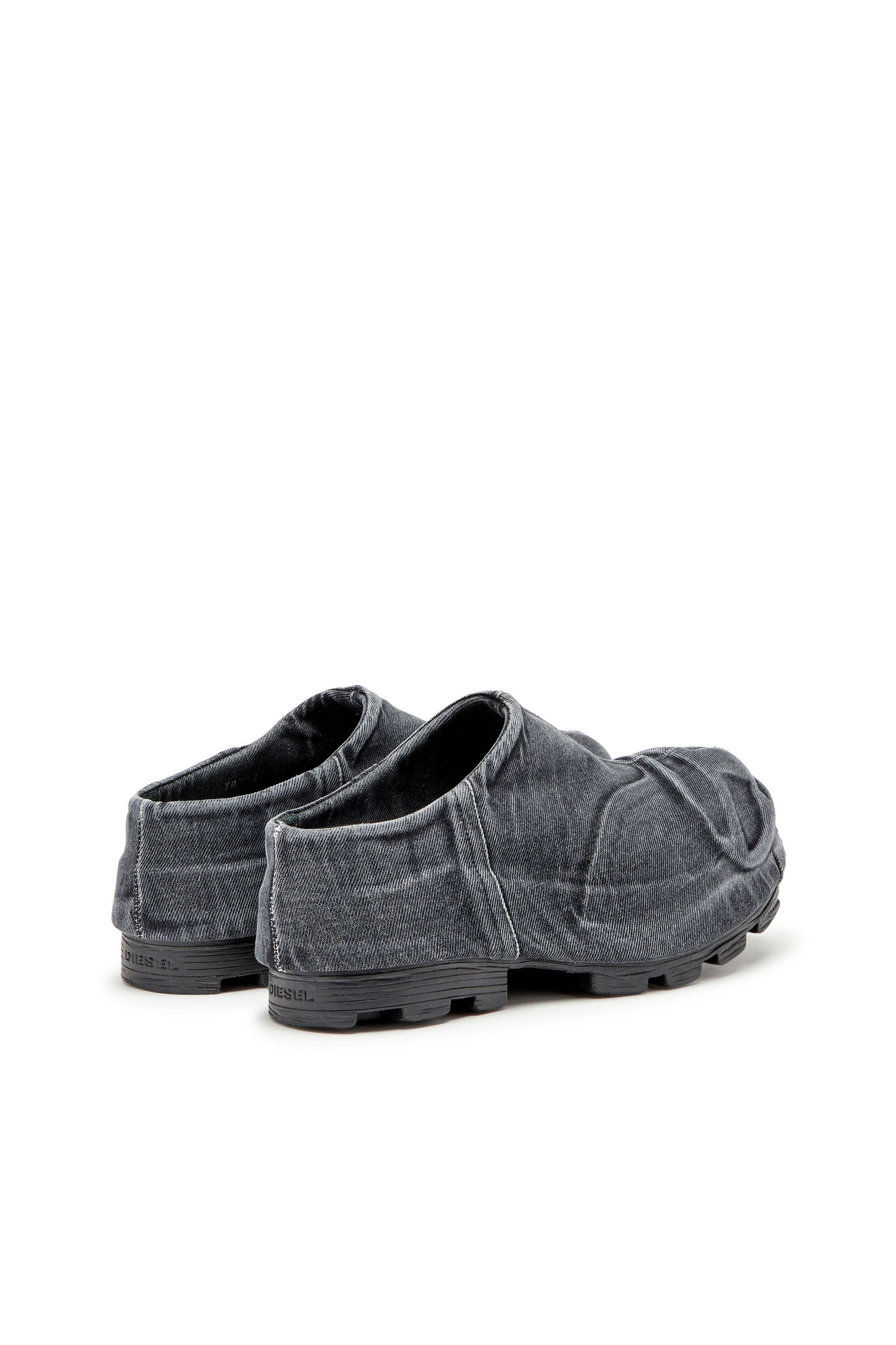 Diesel - D-HAMMER ML MD X, Male's D-Hammer-Low-cut denim boots with Oval D toe guard in ブラック - 4
