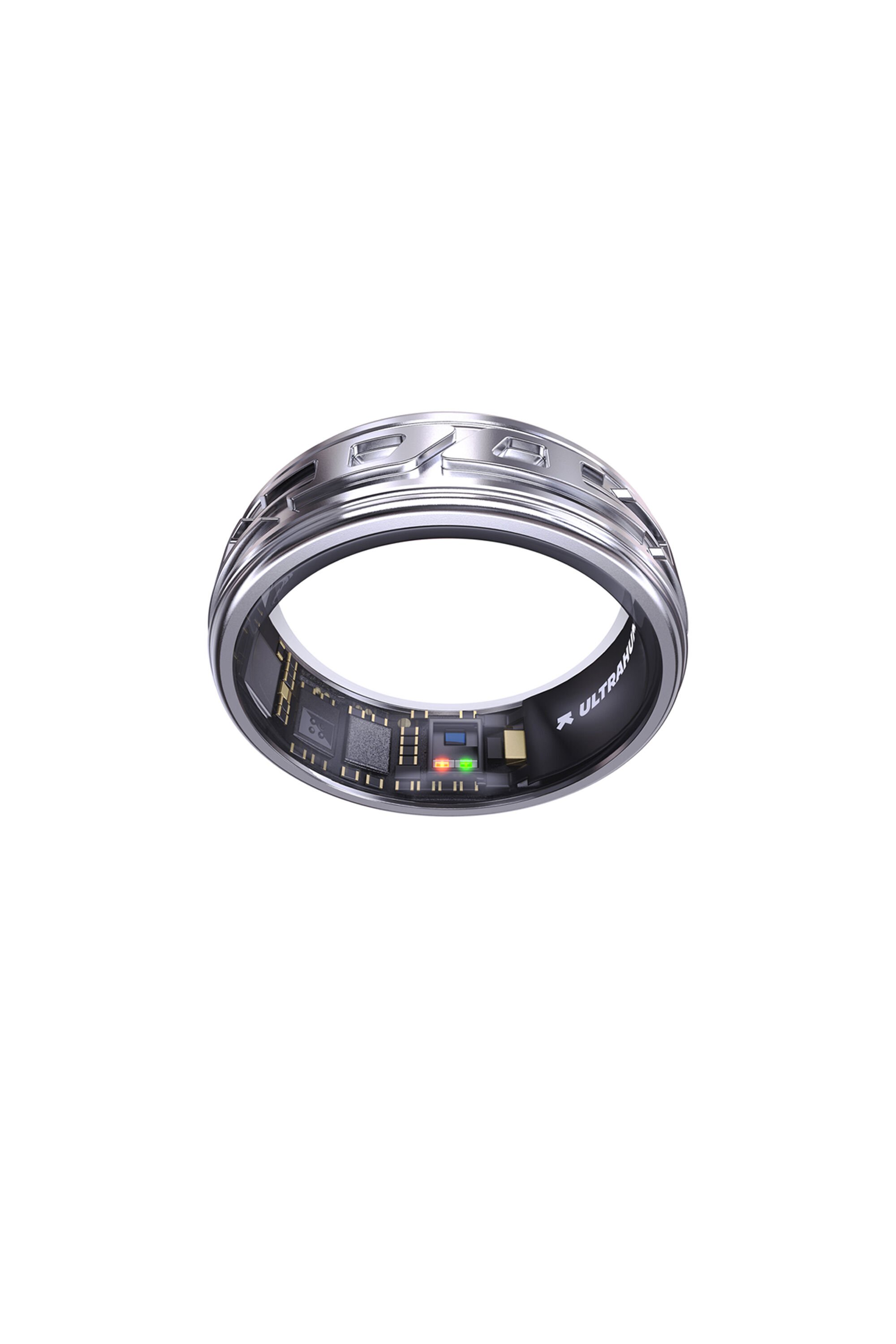 Diesel - SMART RING CRYO SILVER- UHRA-DS, Unisex's Smart ring in shiny silver in シルバー - 1
