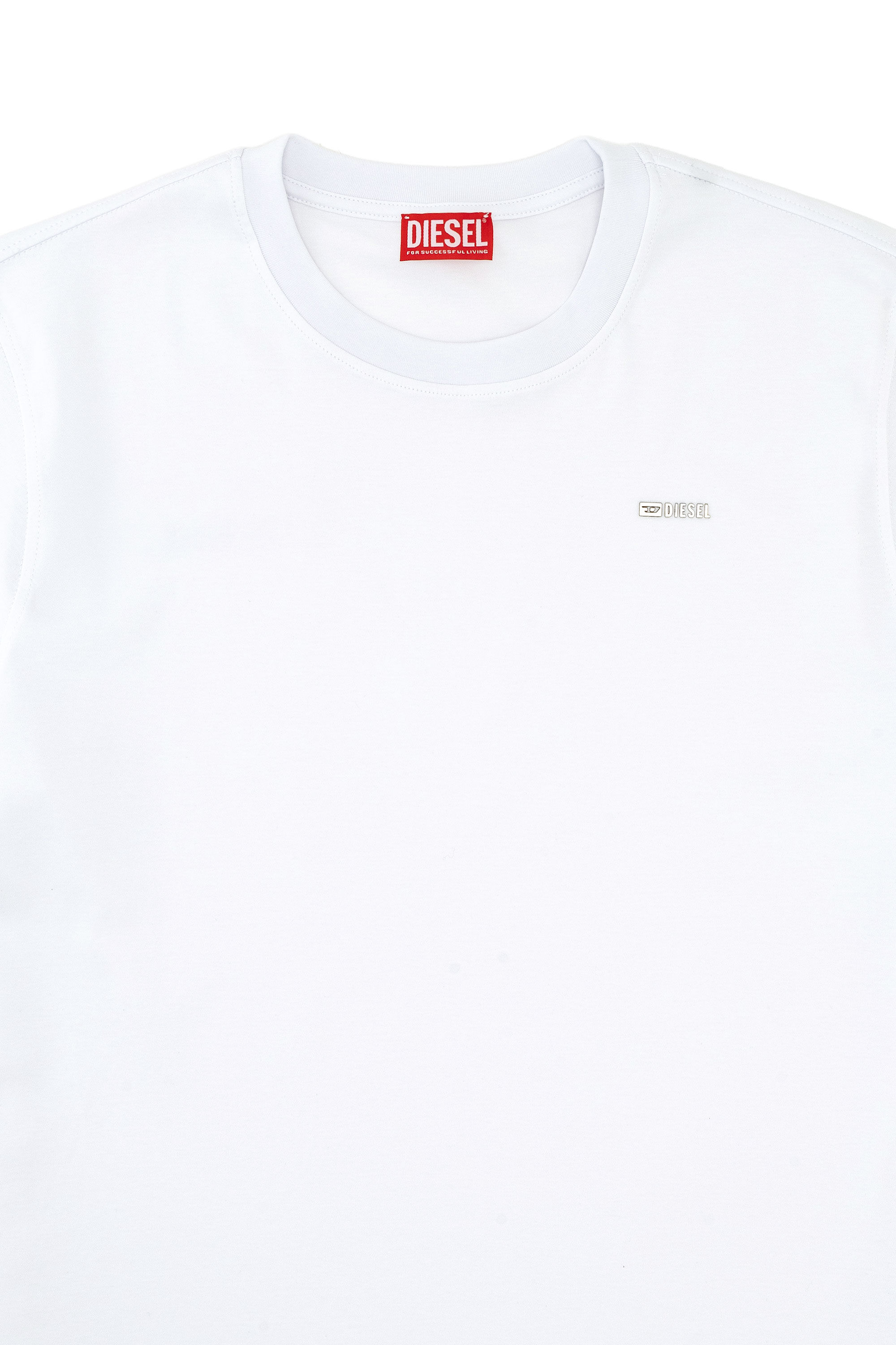 Diesel - T-ADJUST-MET, Male's Tシャツ in ホワイト - 4