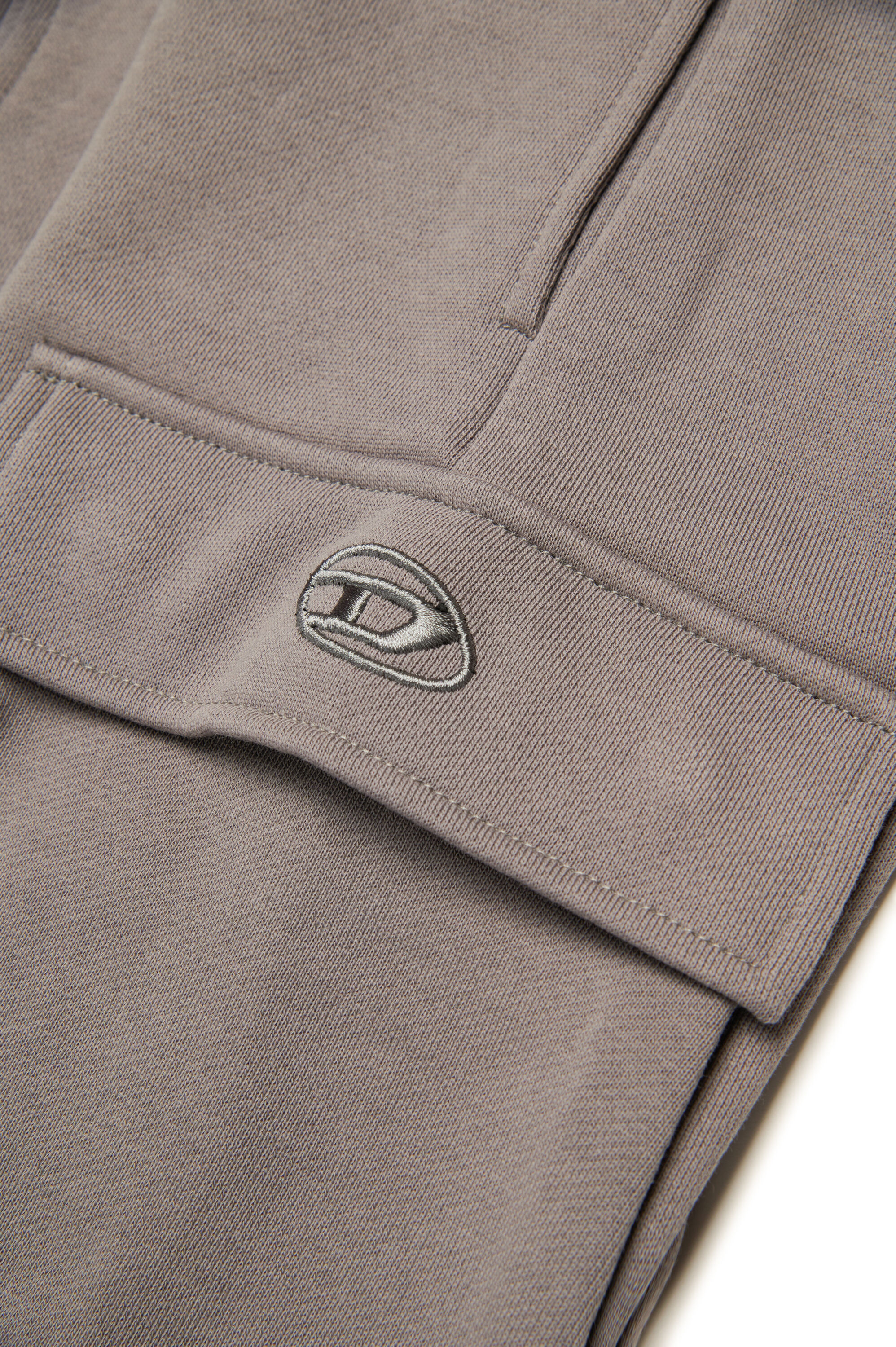 Diesel - PLEKOX, Male's Cargo sweatpants with Oval D embroidery in グレー - 4