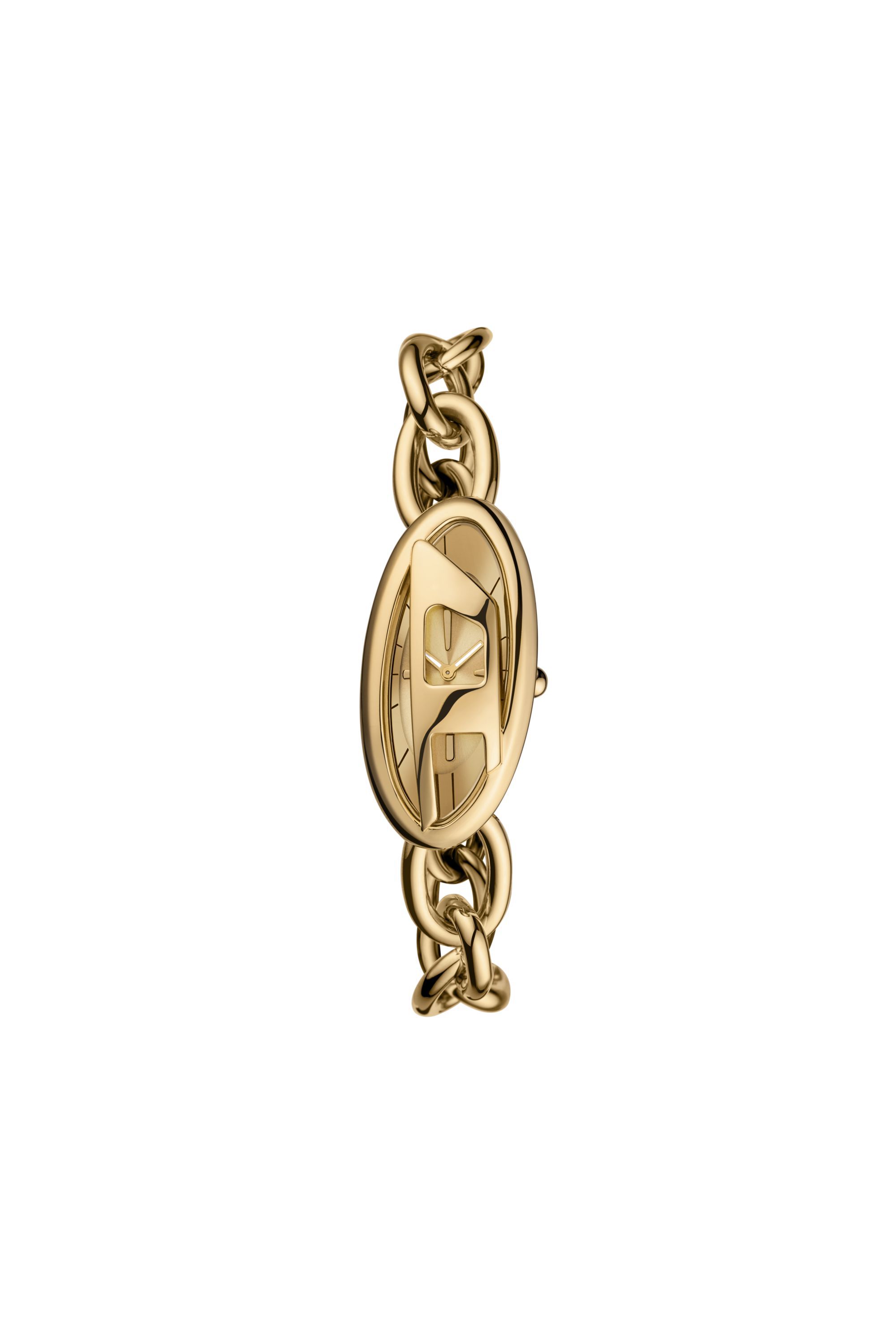 Diesel - DZ5611 WATCH, Female's D-Era Two -Hand Gold-Tone Stainless Steel Watch in ゴールド - 1