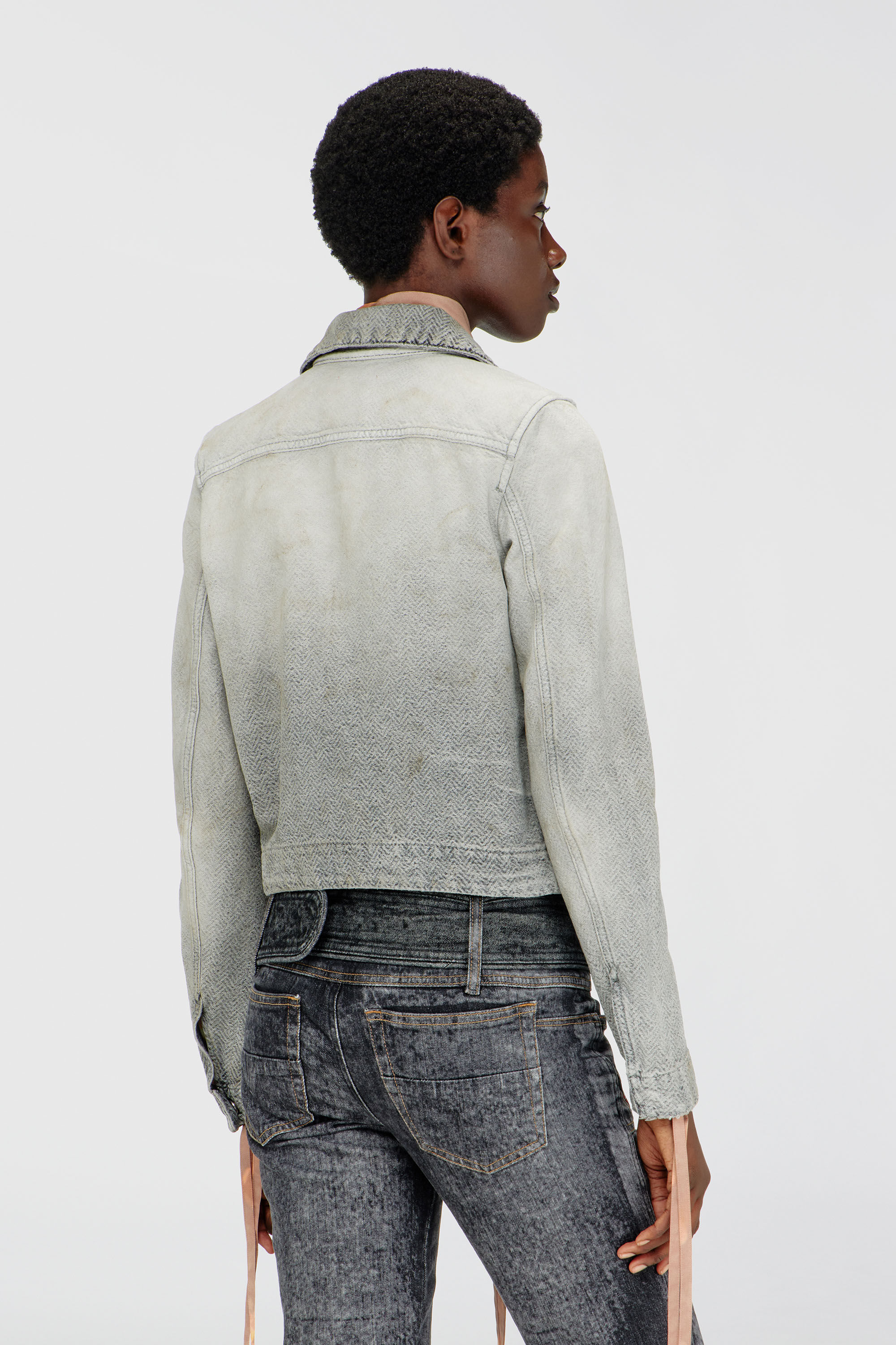 Diesel - DE-CORB, Female's デニムジャケット in グレー - 5