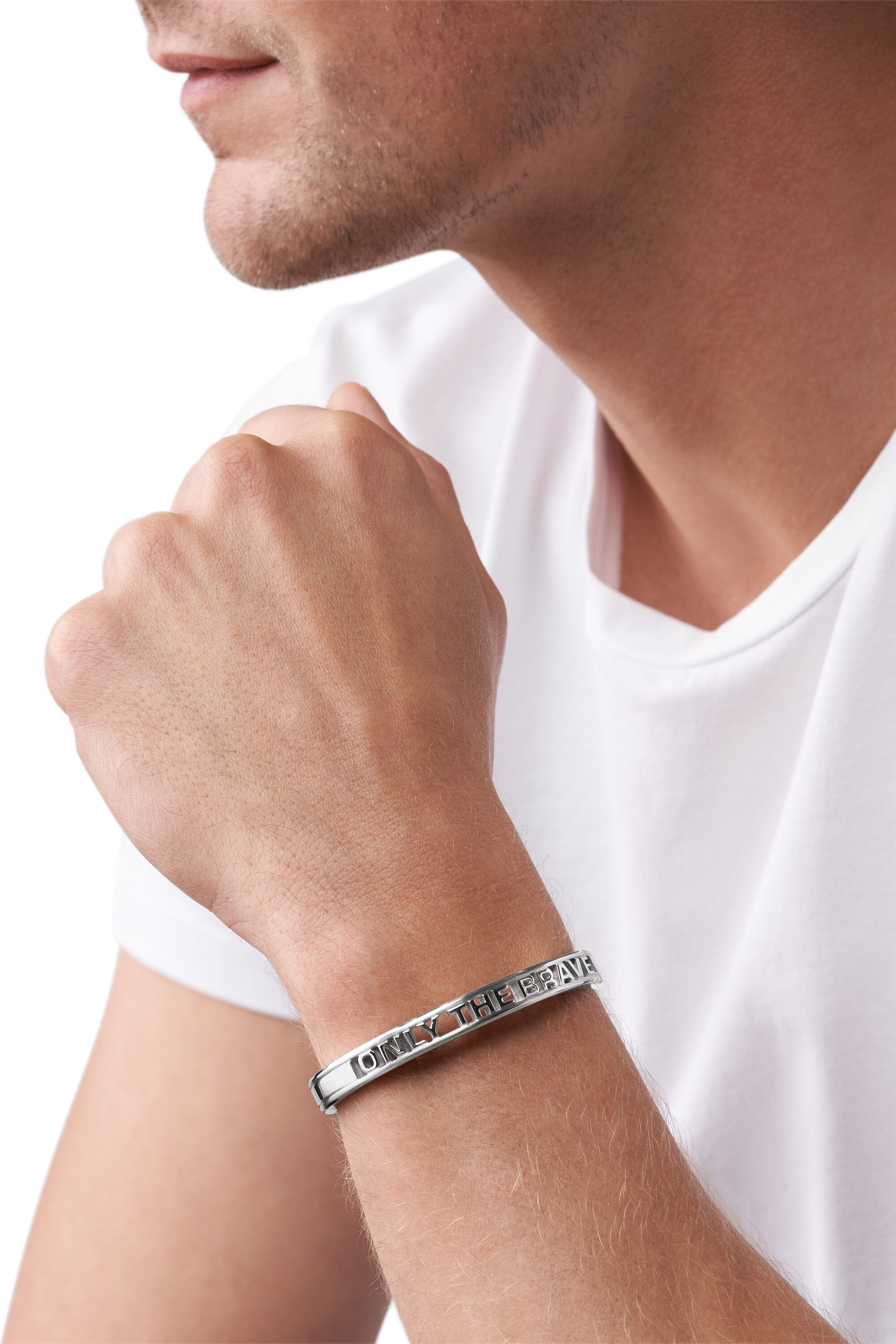 Diesel - DX1331, Male's ジュエリー ブレスレット in シルバー - 3