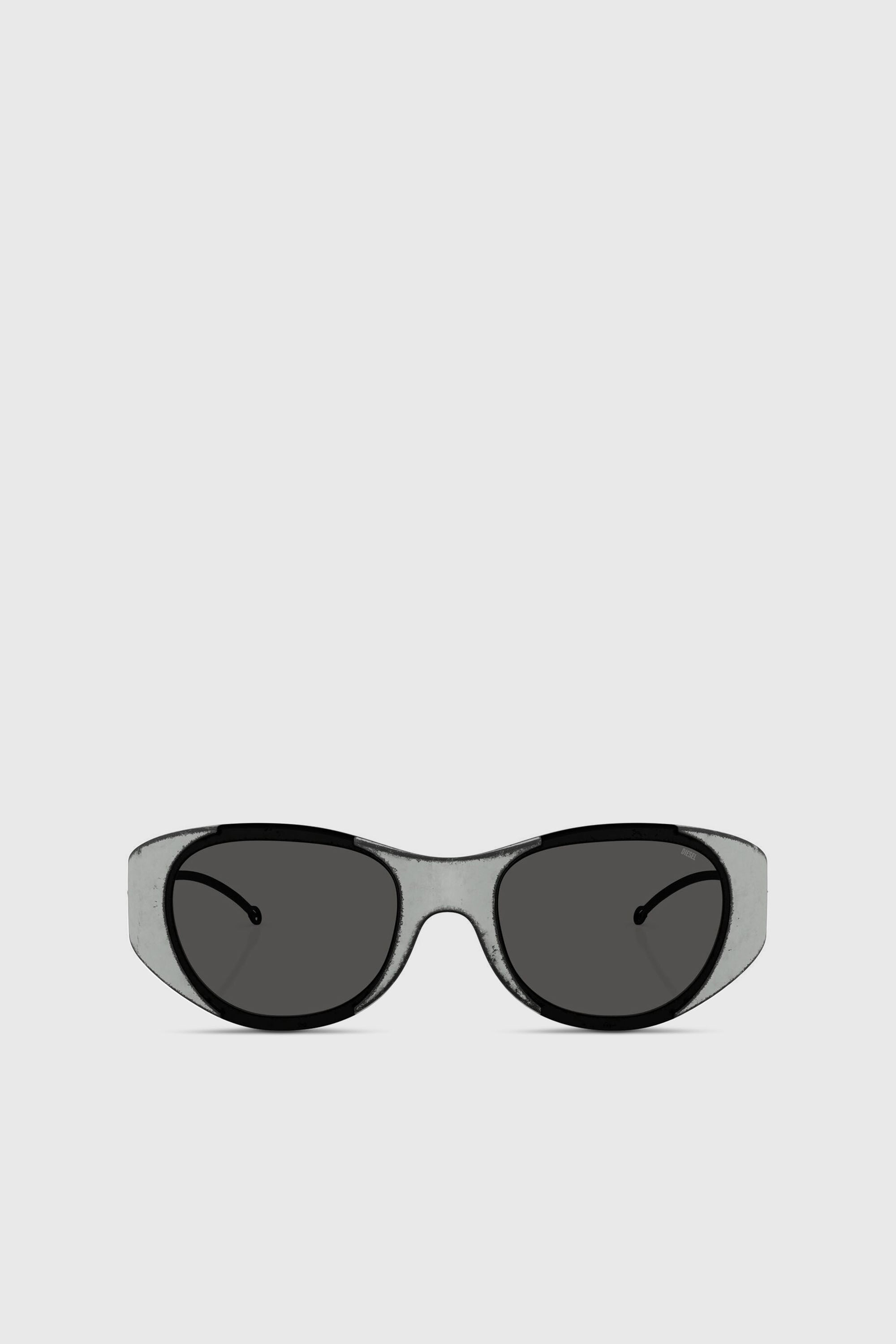 Diesel - 0DL3003, Unisex's Iconic oval sunglasses in ブラック/グレー - 1