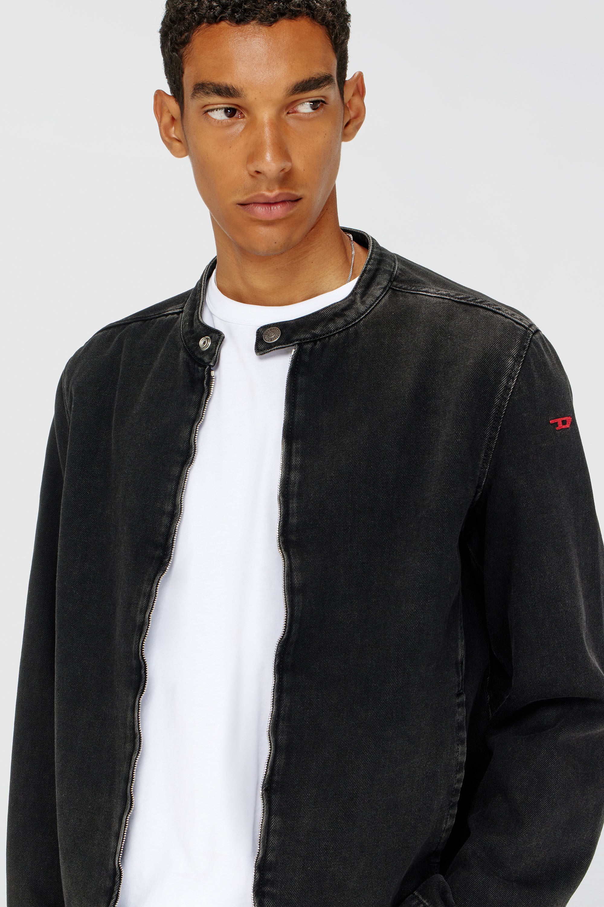 Diesel メンズ ジャケット D-GLORY クリーン ウォッシュ デニム