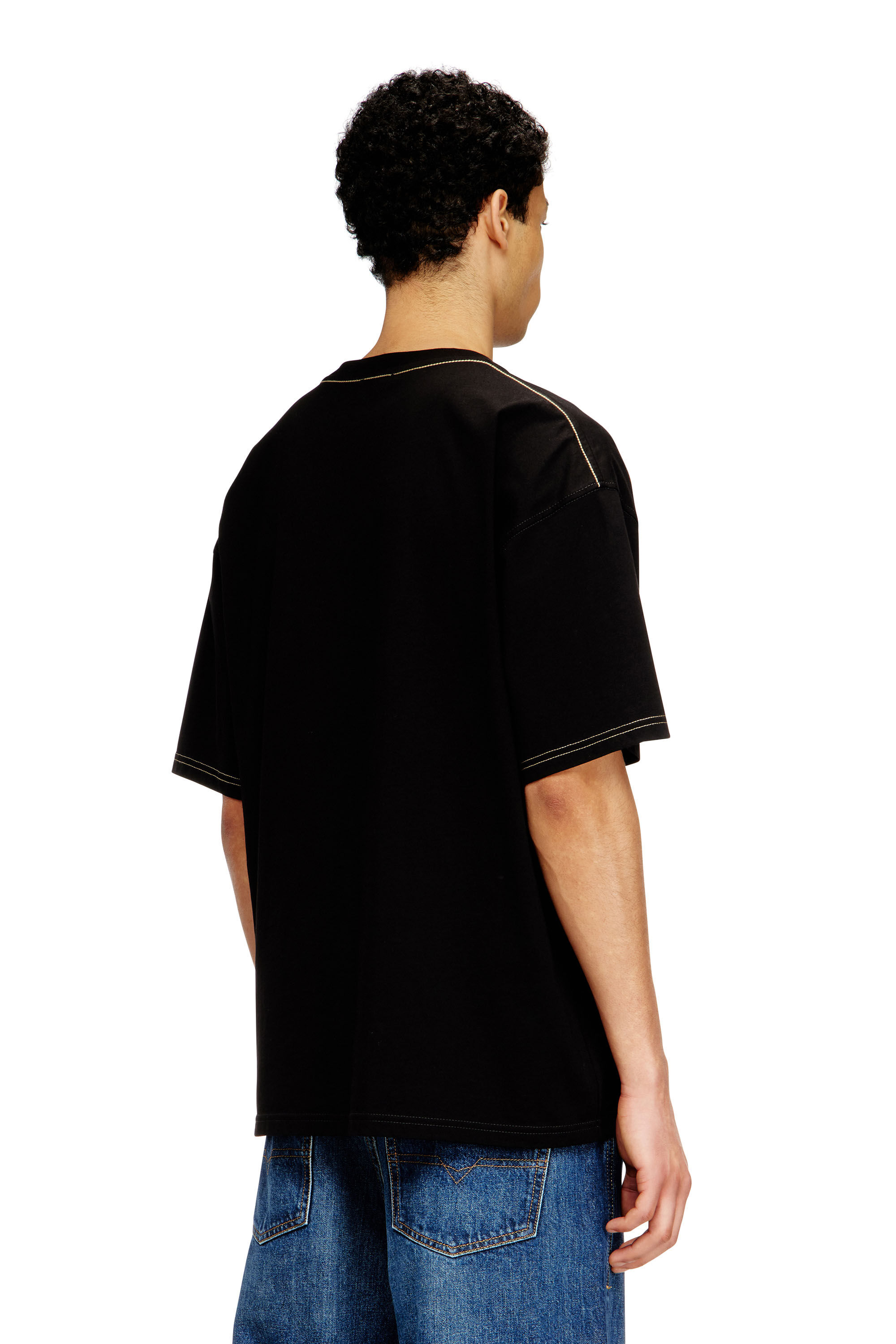 Diesel - T-BOXT-V3, Male's Tシャツ in ブラック - 4