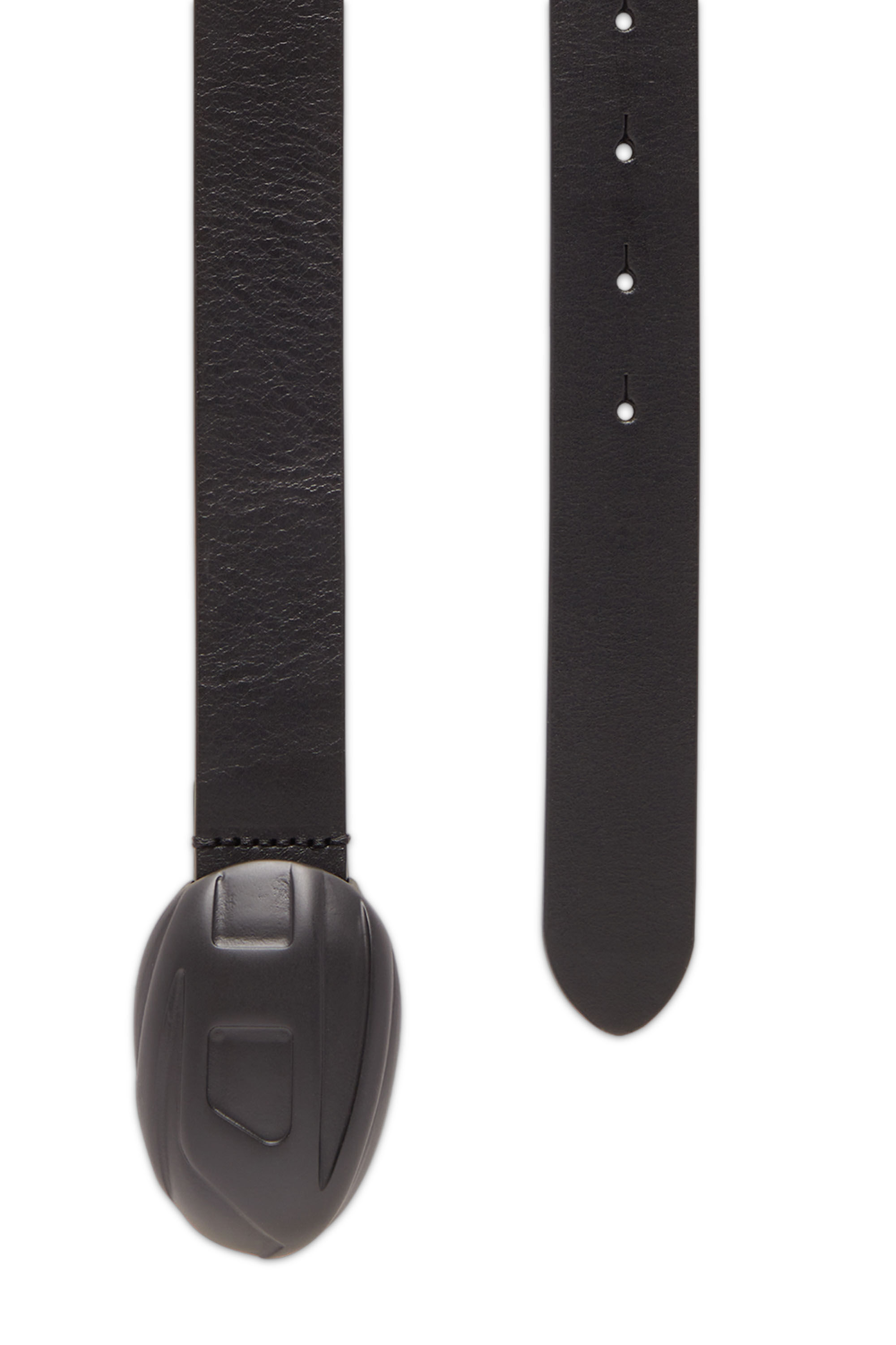 Diesel - B-1DR-POD, Male's カウレザー ベルト in ブラック - 2
