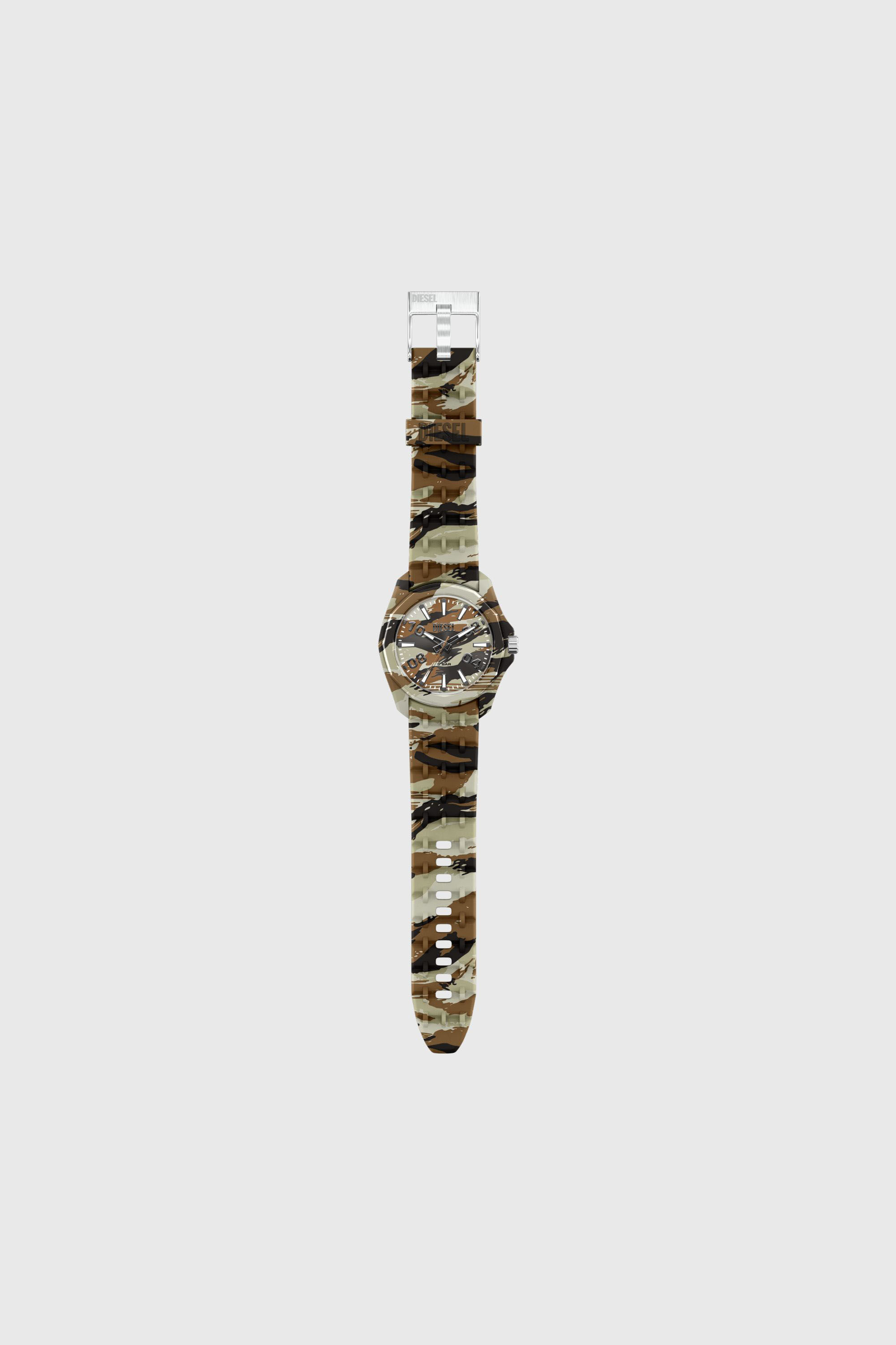 DZ2242 WATCH Stinger camo silicone watch｜マルチカラー｜メンズ｜DIESEL