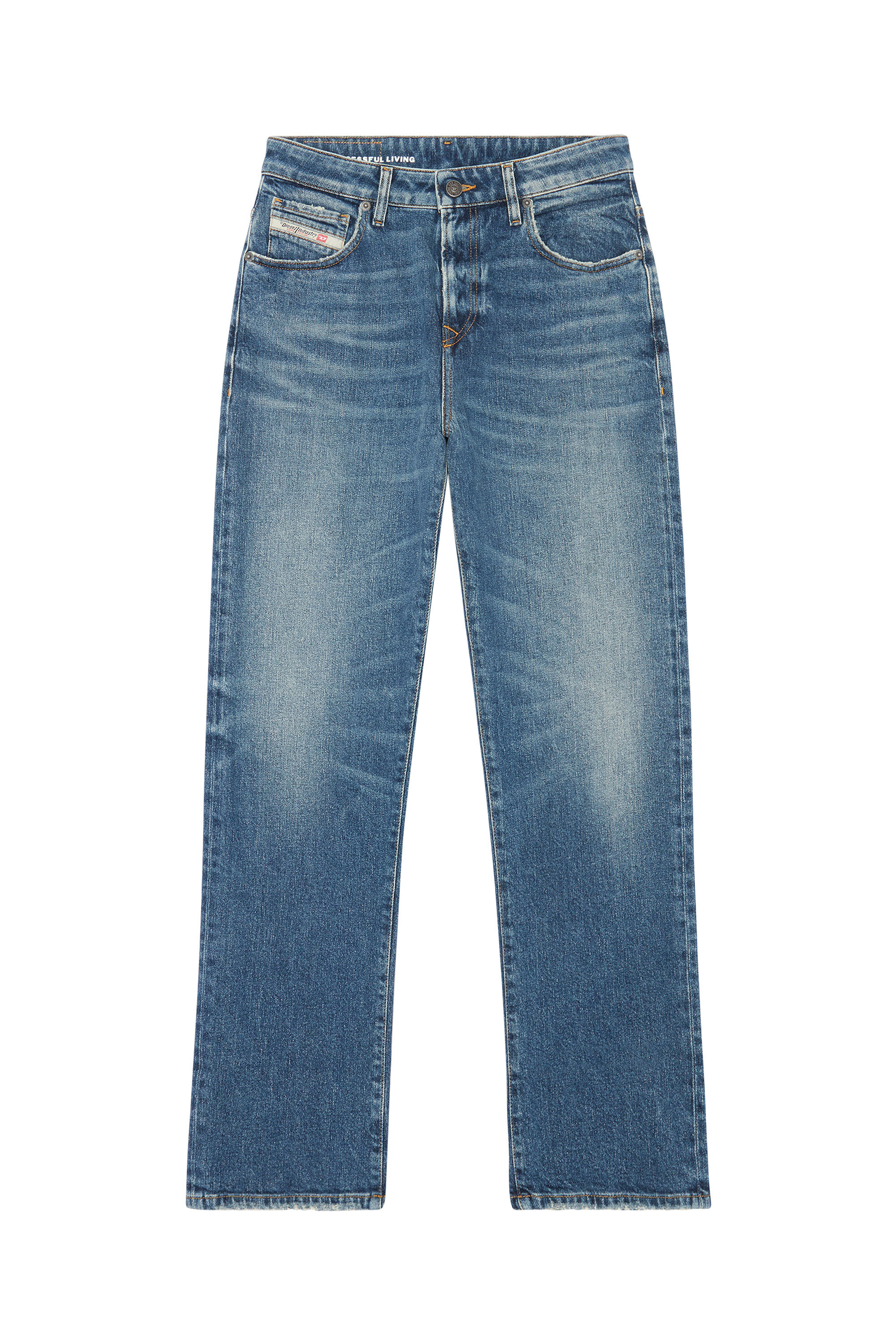 Diesel - Female's Straight Jeans 1999 D-Reggy 007L1, ミディアムブルー - 2