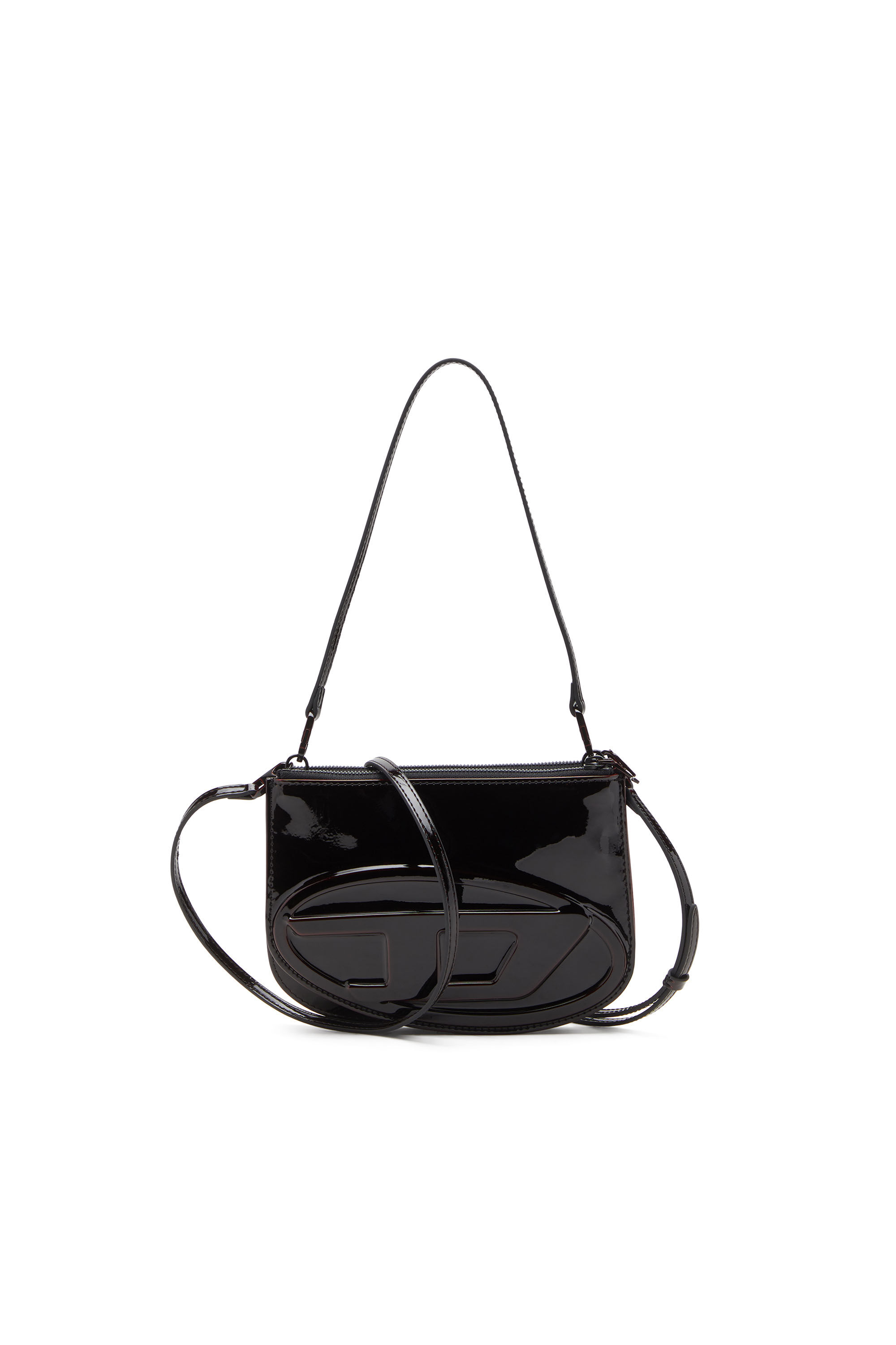 Diesel - 1DR TWIN, Female's 1DR Twin-Double-pouch shoulder bag in liquid PU in バーガンディー - 1