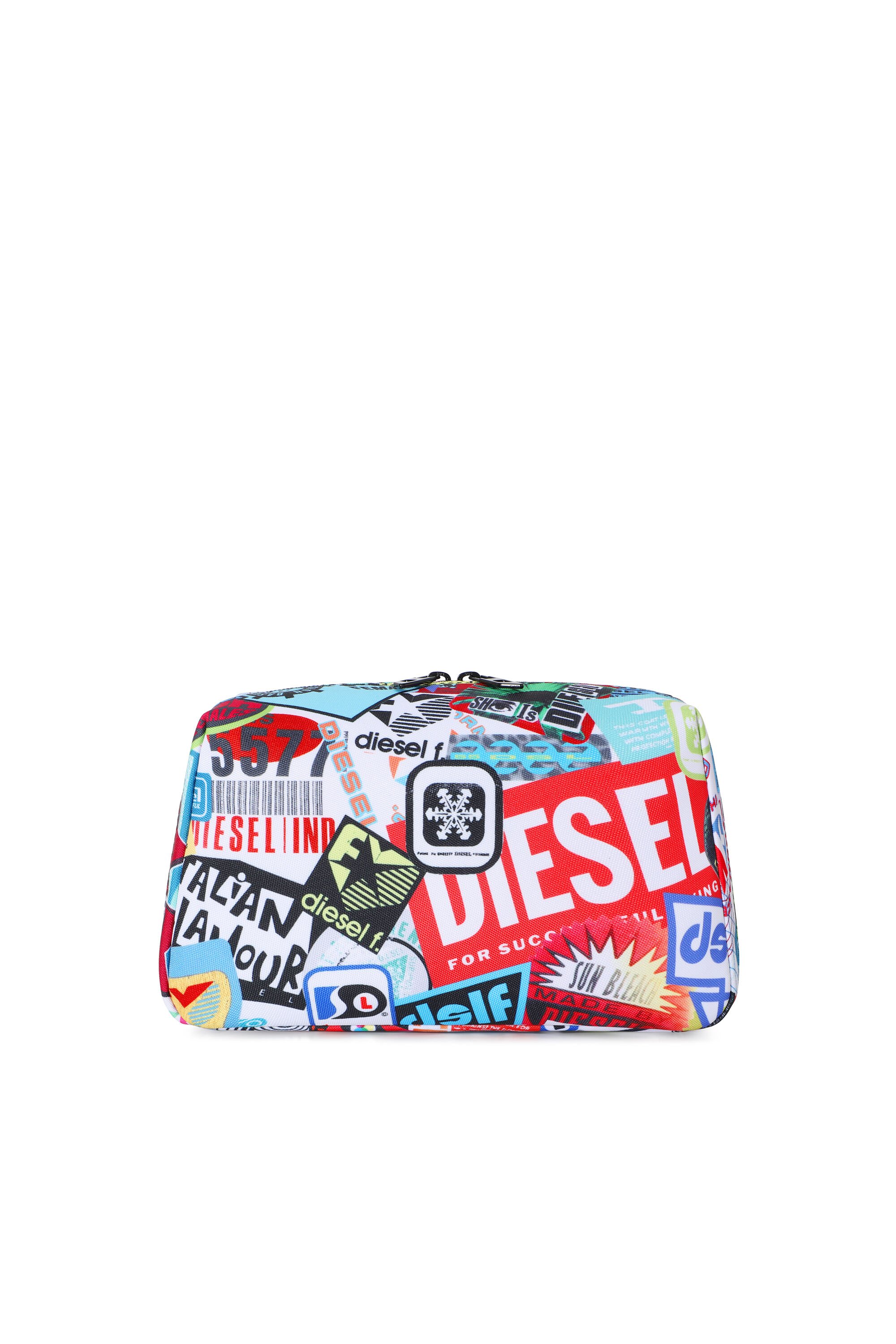 Diesel - DIESEL PC PRINTED BEAUTY CASE-STICKERS-, Unisex's Beauty case with stickers in マルチカラー - 1