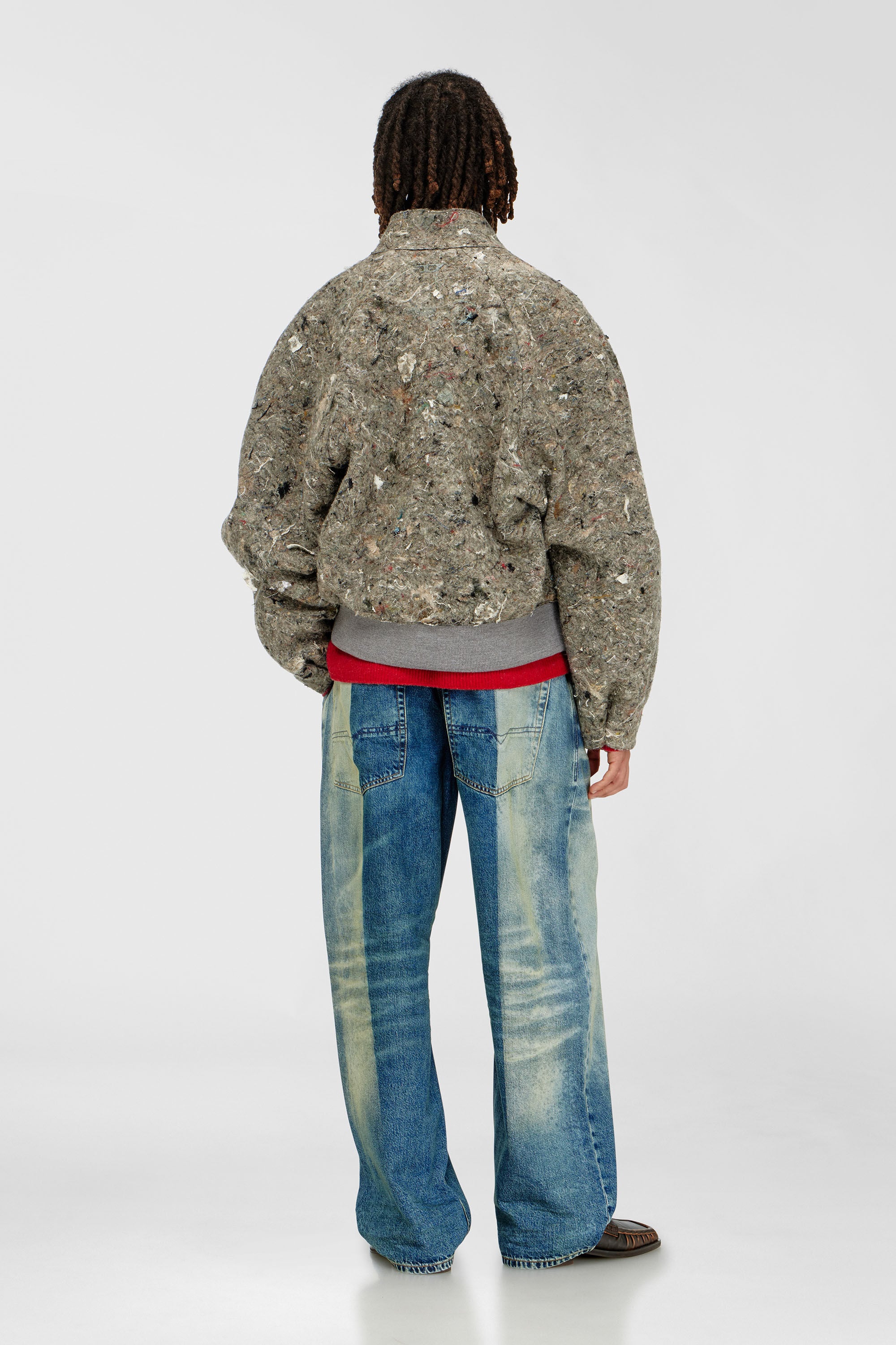 Diesel - Unisex's Relaxed Jeans 1997 D-Enim-M 09P52, ダークブルー - 3