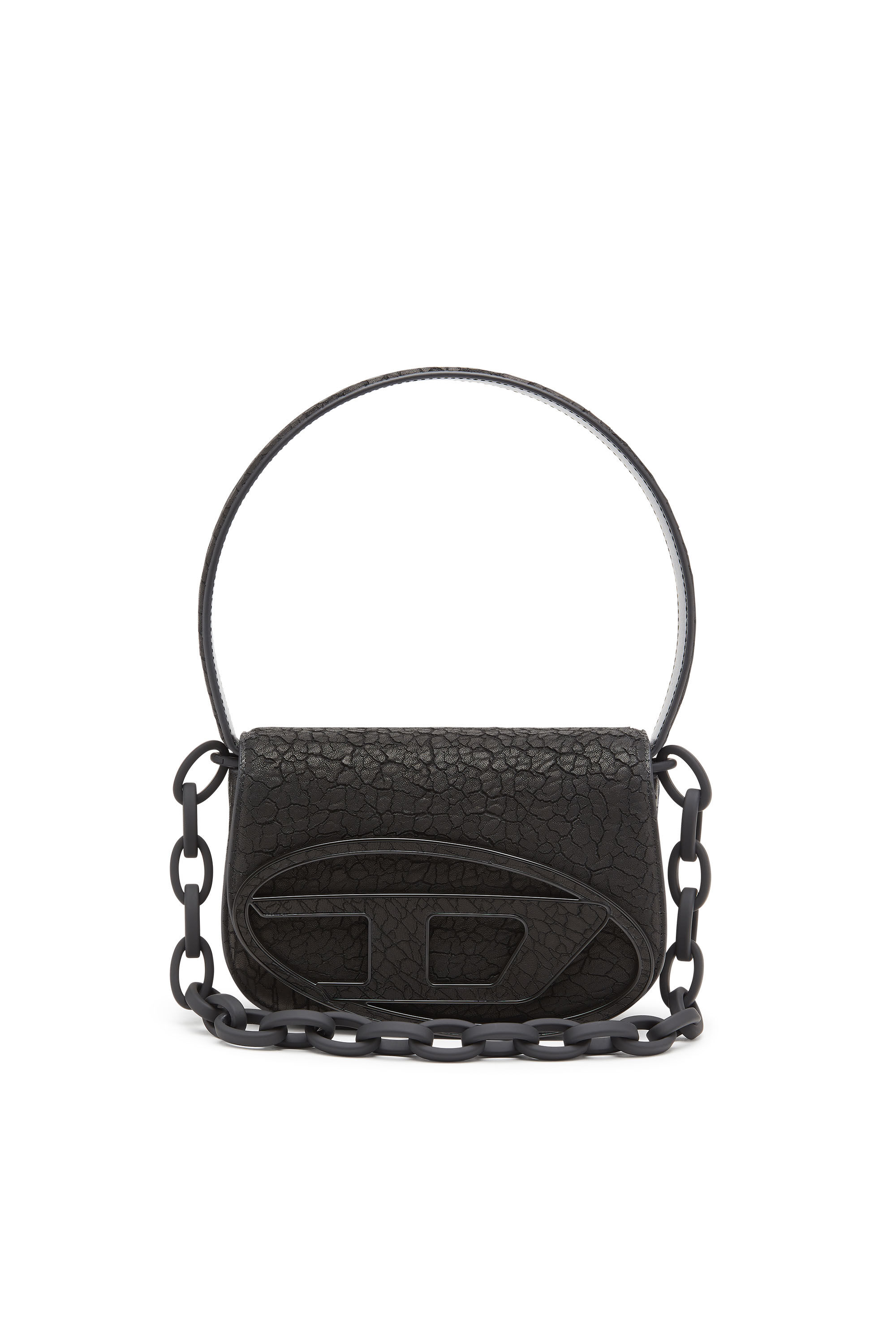 Diesel - 1DR, Female's 1DR-Iconic shoulder bag in arid leather in ブラック - 2