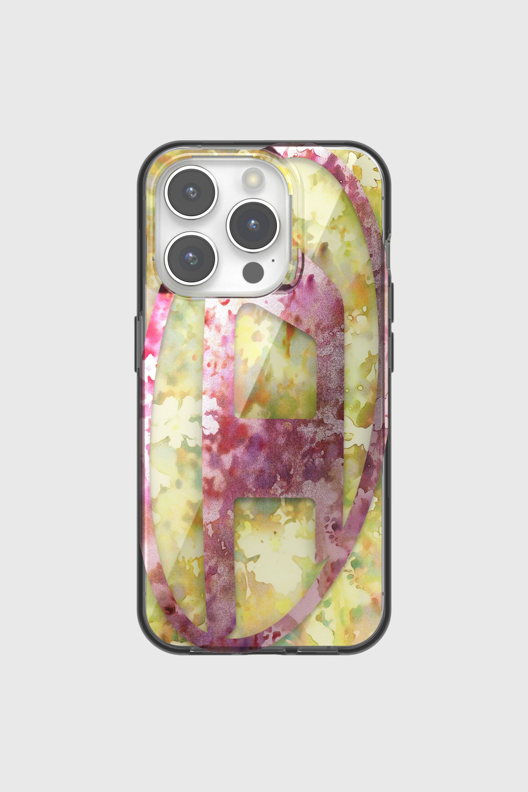 Diesel - 60056 AOP CASE, Unisex's iPhone 15 Pro in ピンク/イエロー - 2