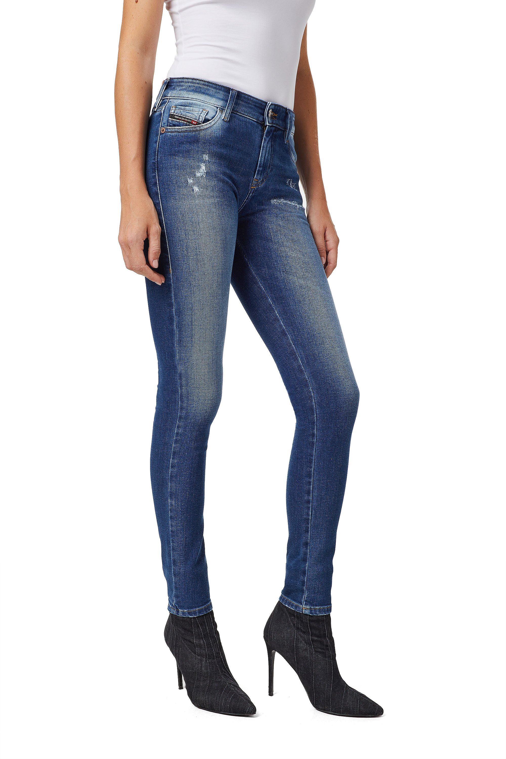 Diesel - 2017 SLANDY 009PU Super skinny Jeans,  - Image 7