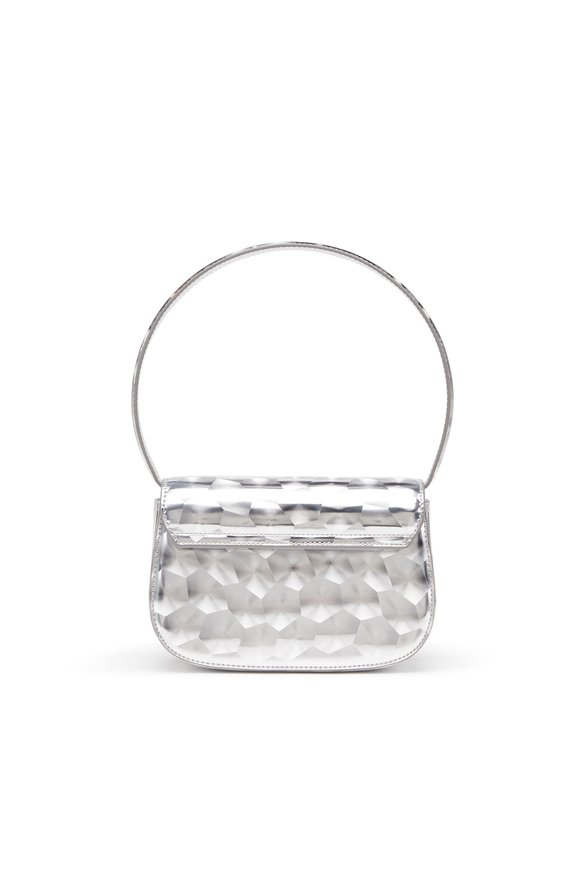 Diesel - 1DR, Female's 1DR-Iconic shoulder bag with mirror effect in シルバー - 3