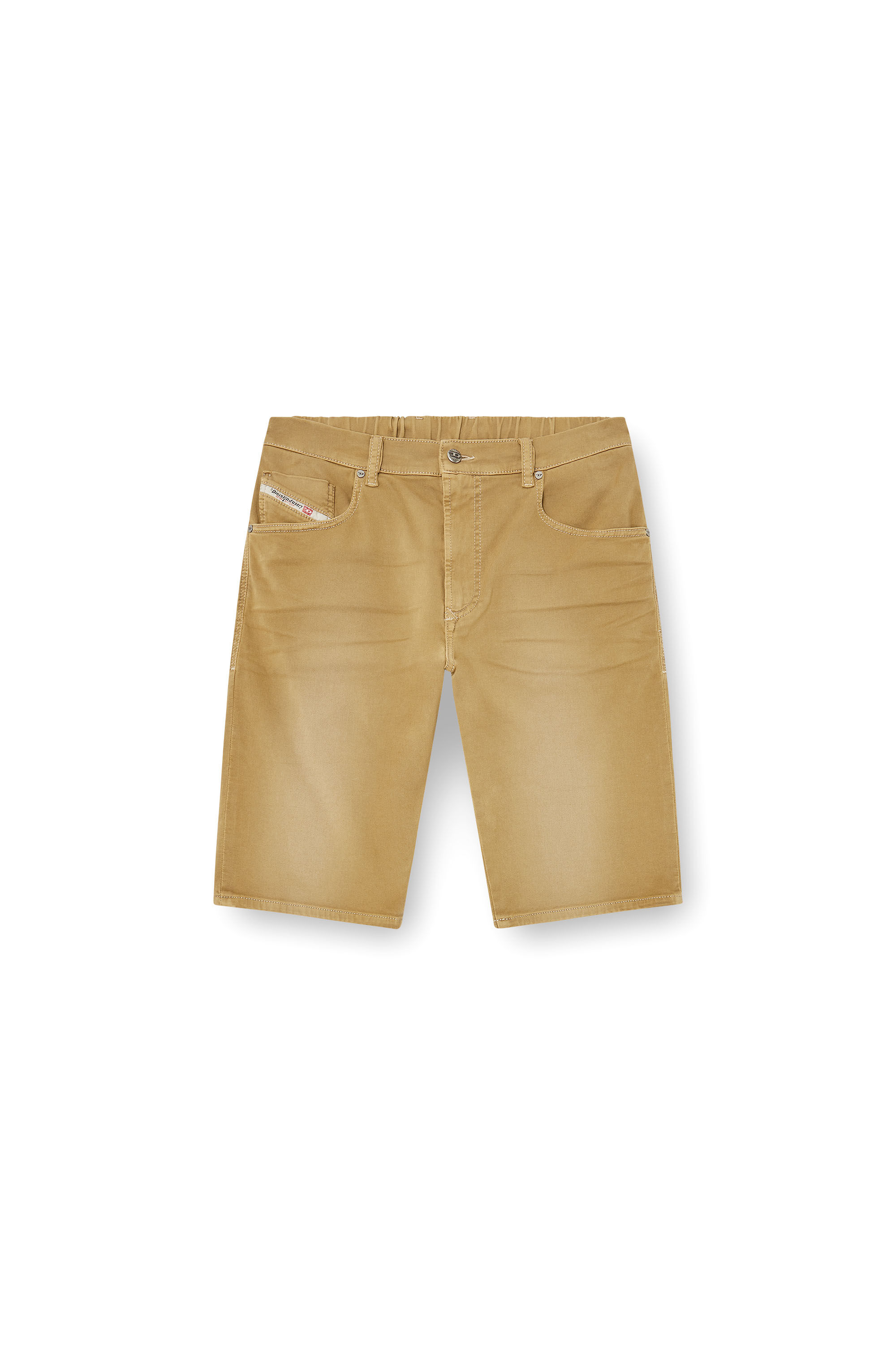 Diesel - 2033 D-KROOLEY-SHORT-BW JOGG, Male's ジョグ ショートパンツ in ベージュ - 2