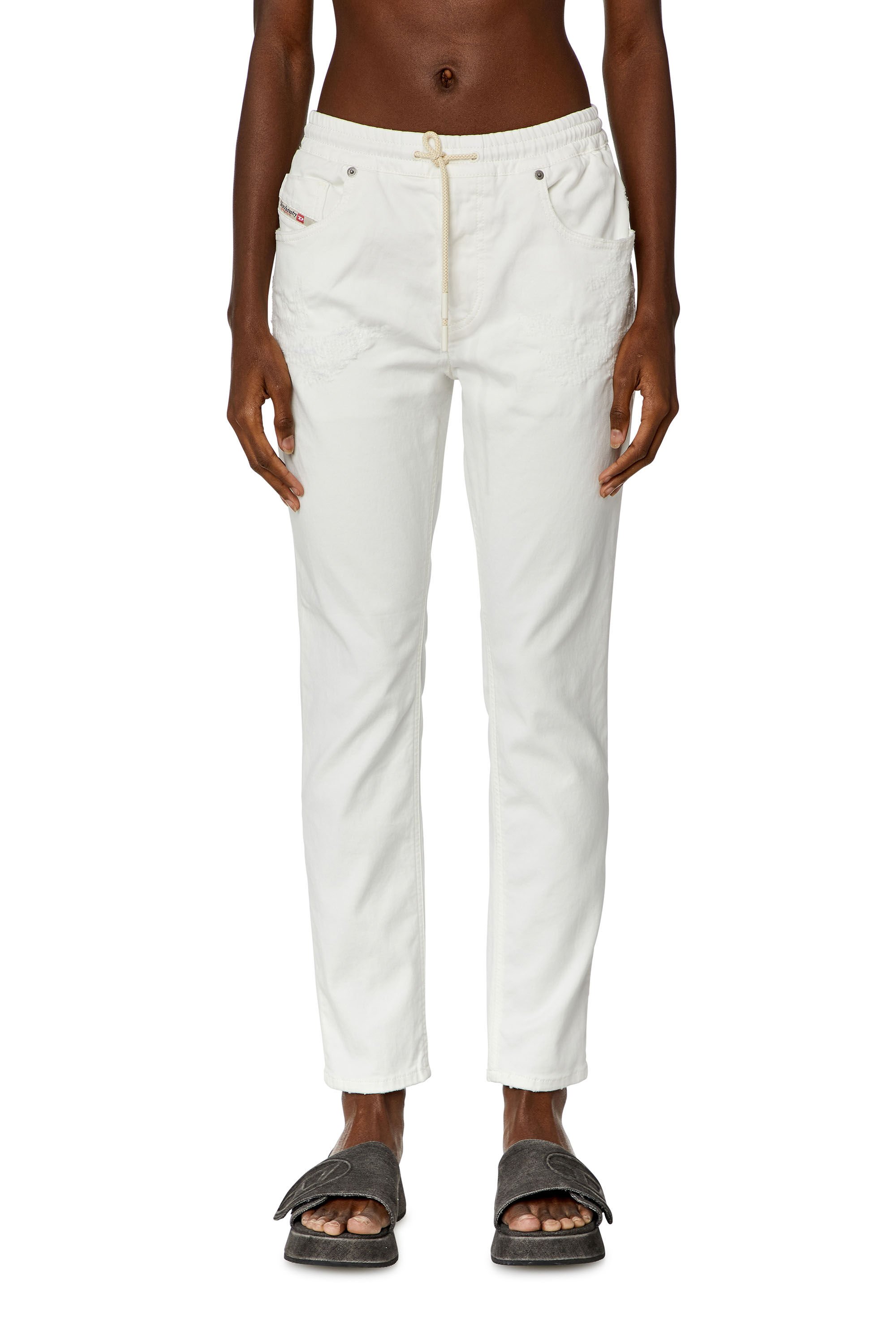 Diesel - Female's Regular 2031 D-Krailey Joggjeans® 068HV, ホワイト - 3