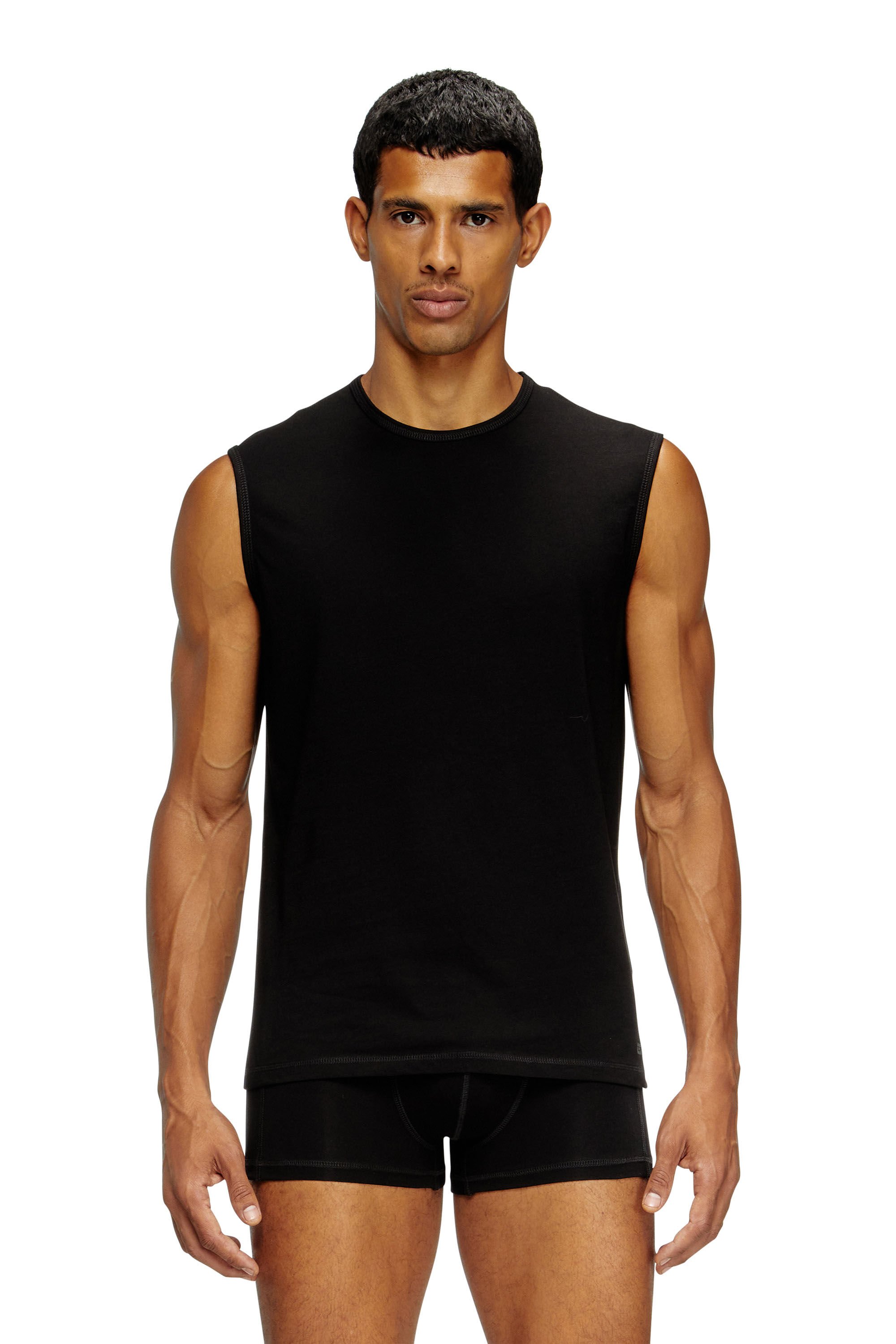 Diesel - TOM-UTLT-2PACK, Male's 2-pack tank top in ブラック - 3