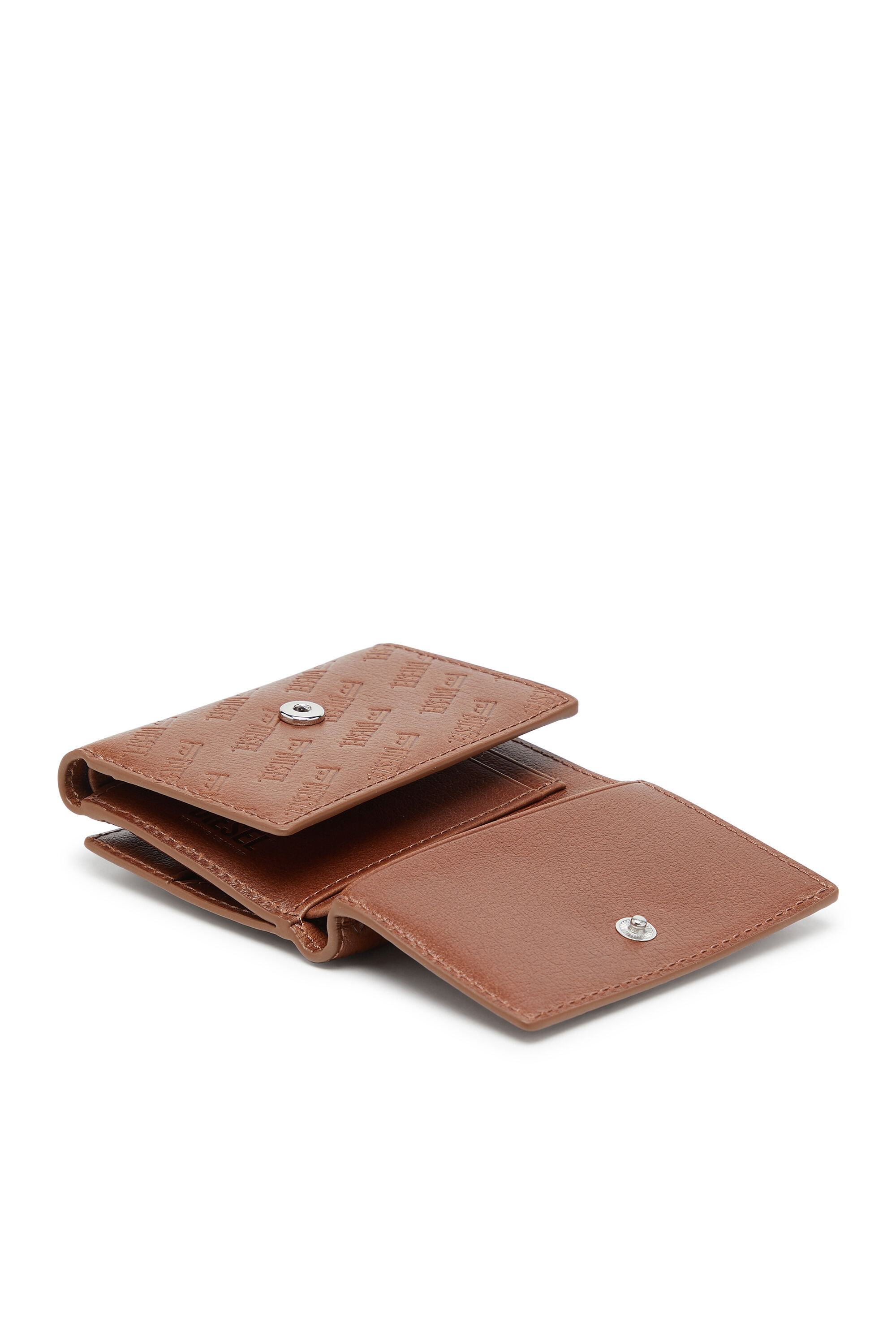 MONOGRAM TRI-FOLD COIN S 3D 三つ折りウォレット｜ブラウン｜メンズ