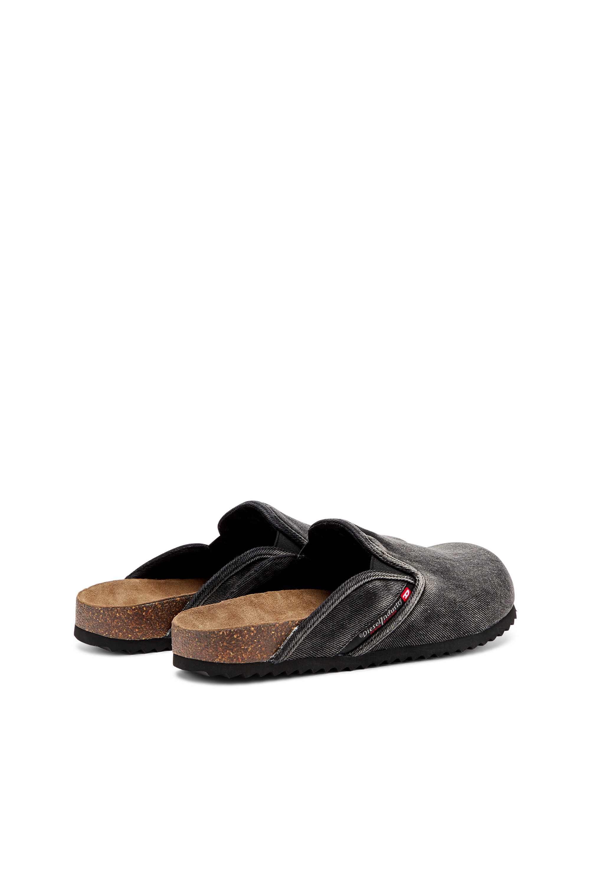 D-WOODSTOCK SLIP-ON デニムスリッポンミュール｜ブラック｜メンズ｜DIESEL