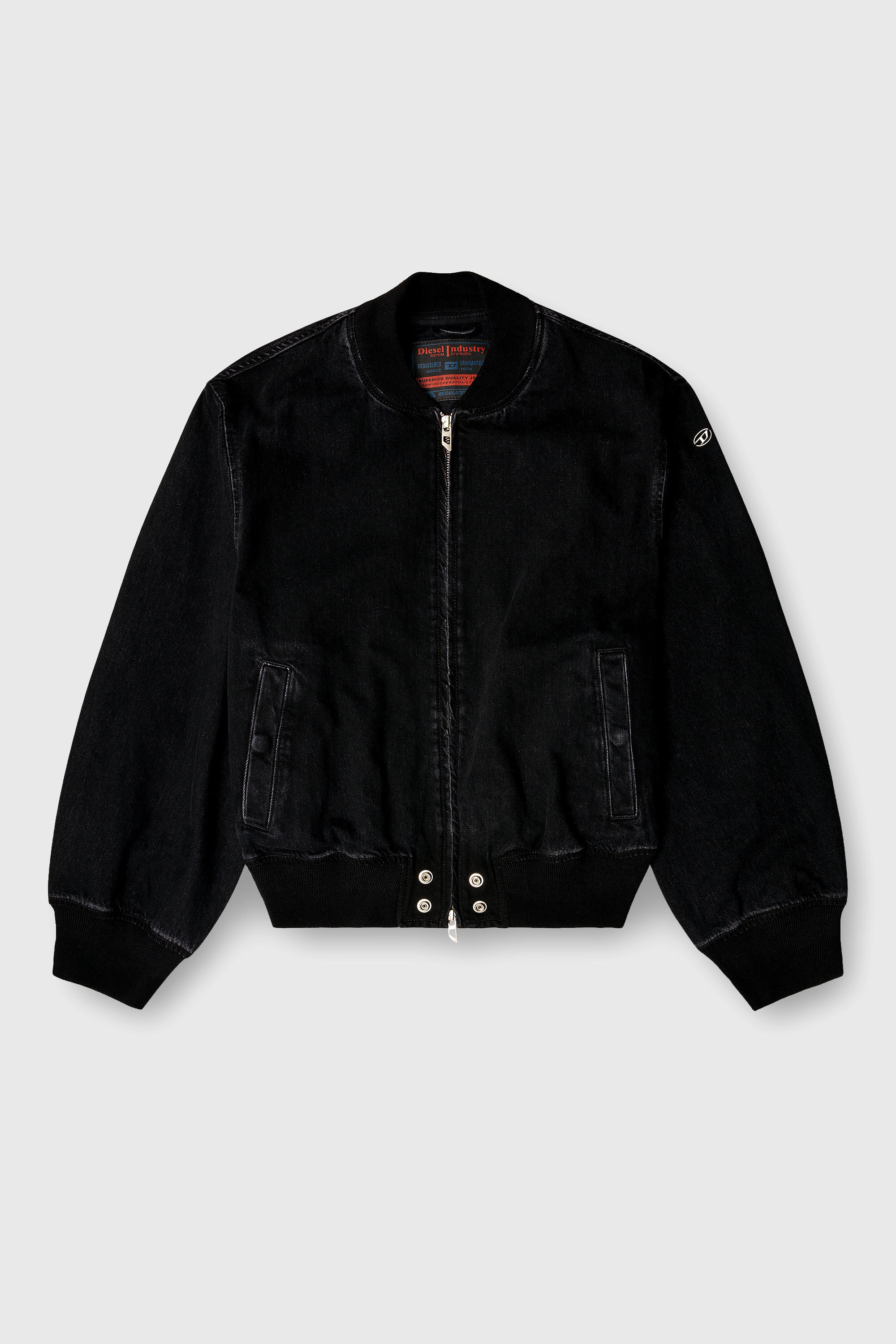 Diesel - D-GUZ, Unisex's デニムジャケット in ブラック - 2