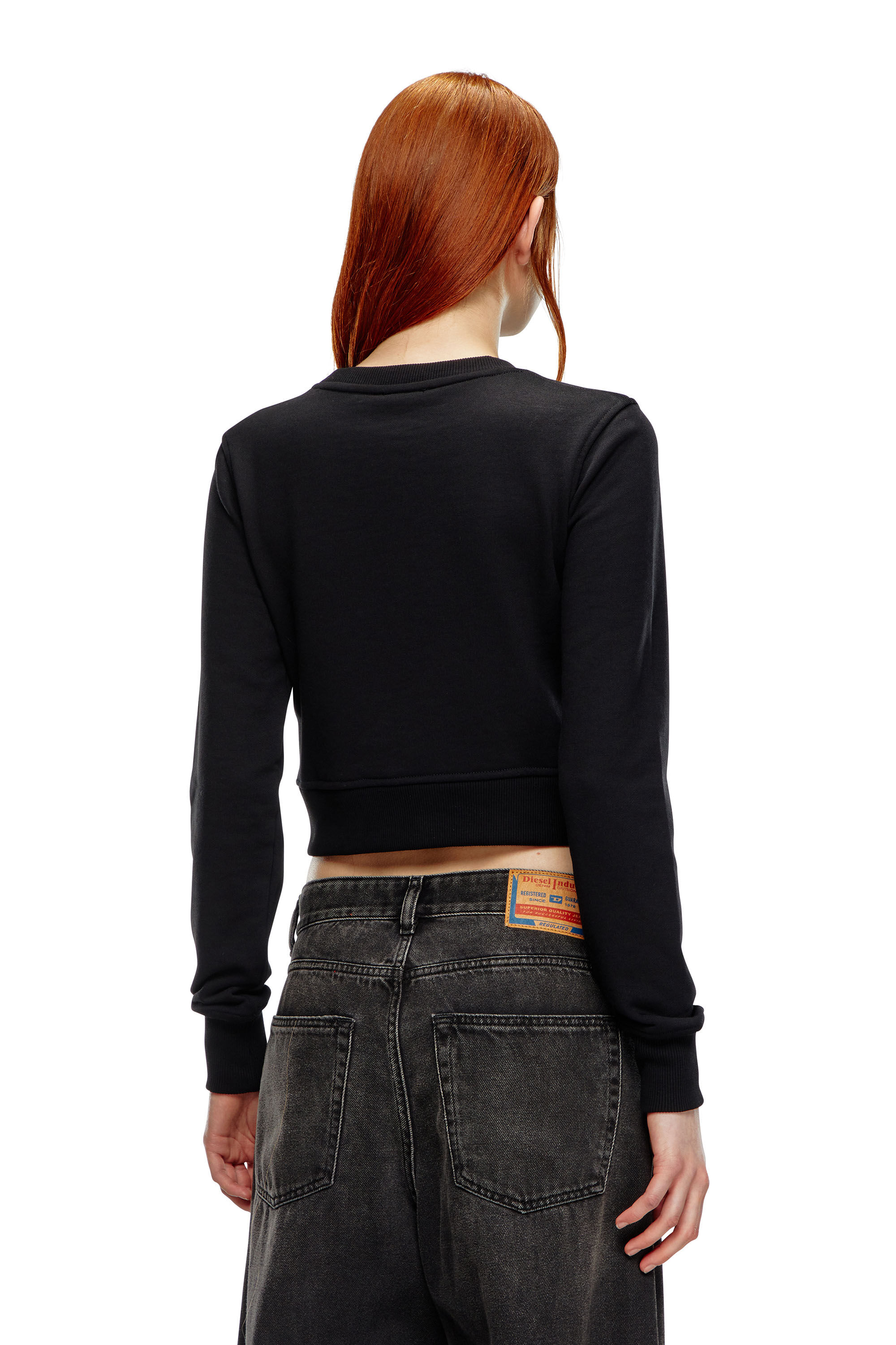 Diesel - F-SLIMMY-OD, Female's スウェット in ブラック - 4