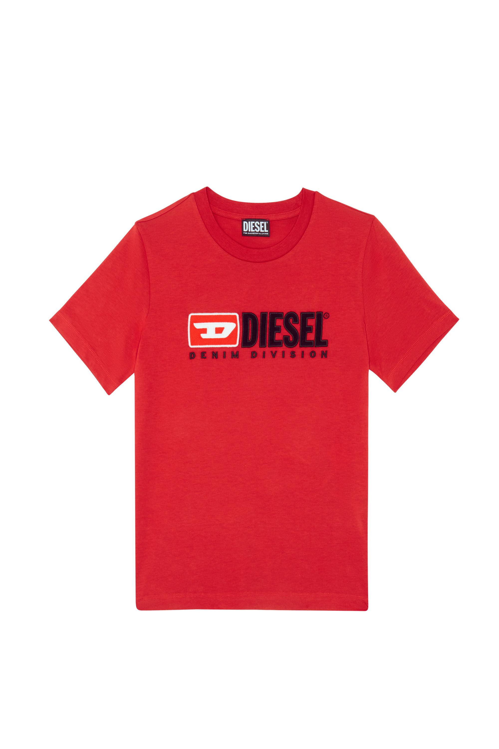 Diesel - T-REG-DIV, Female's 半袖 Tシャツ in レッド - 2