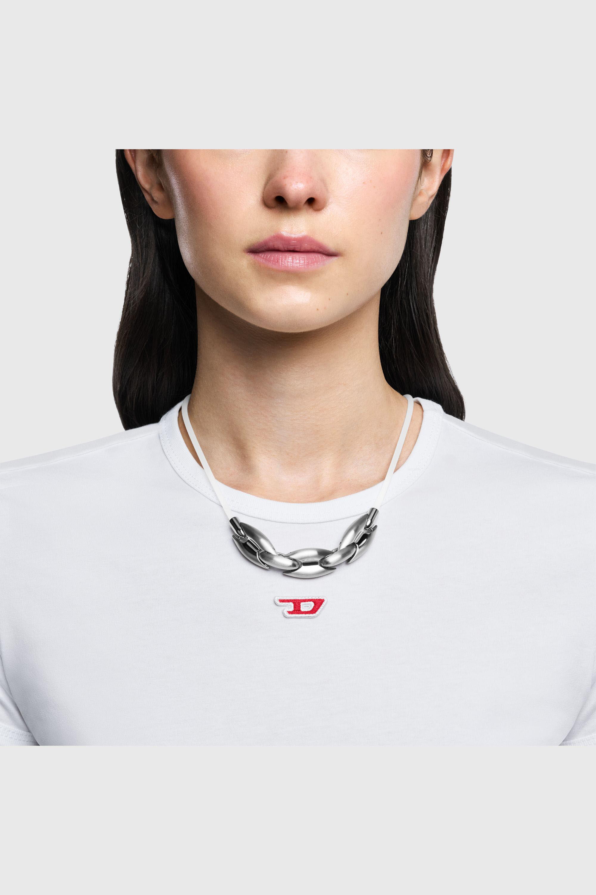 Diesel - DX1615040, Unisex's ネックレス in シルバー - 3